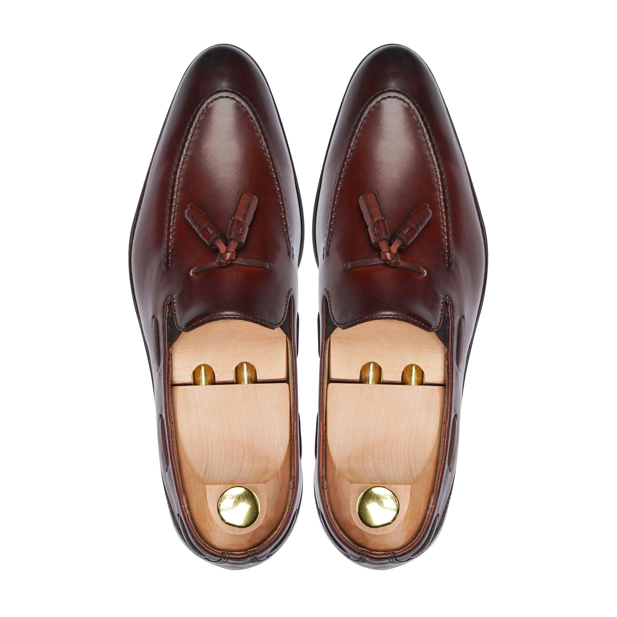 Kelowna - Men's Oxblood Calf Leather Loafer - Image 3