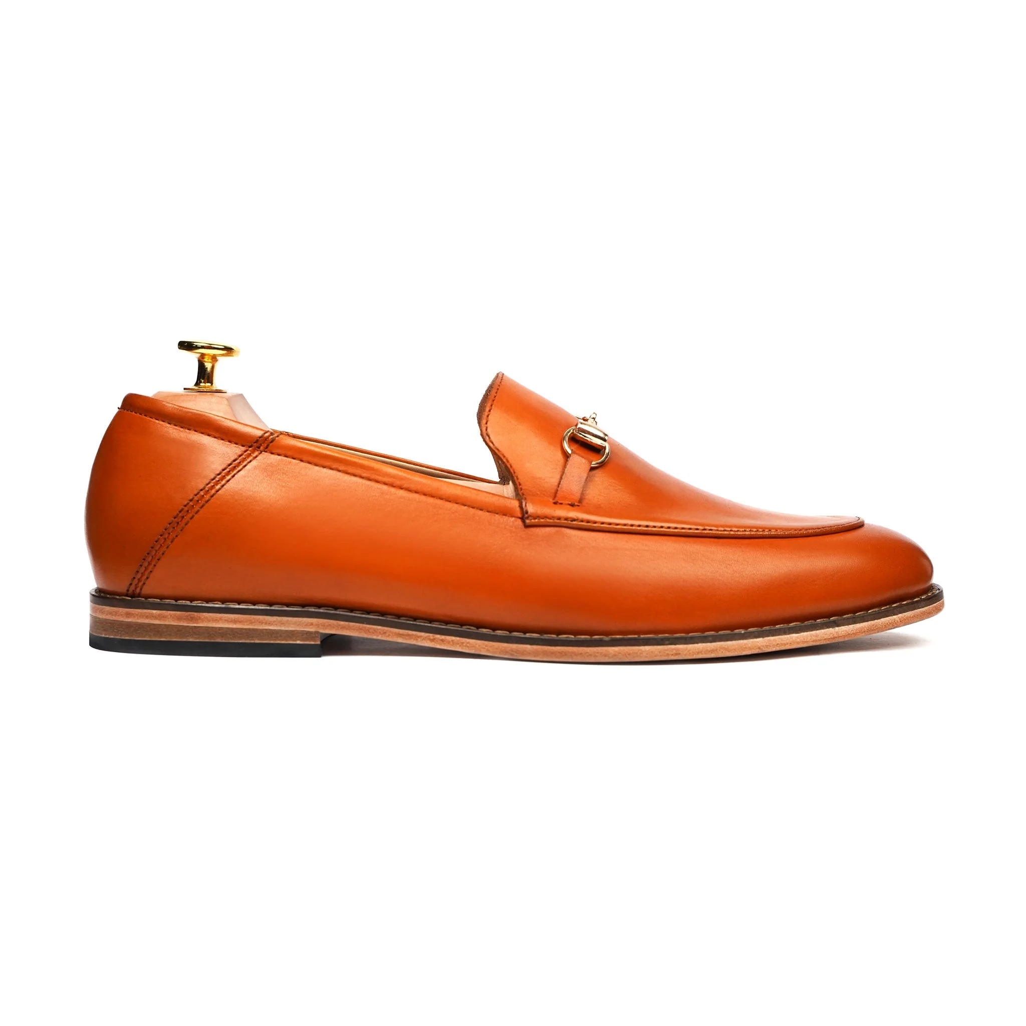 Patenza - Men's Tan Calf Leather Loafer - Image 2