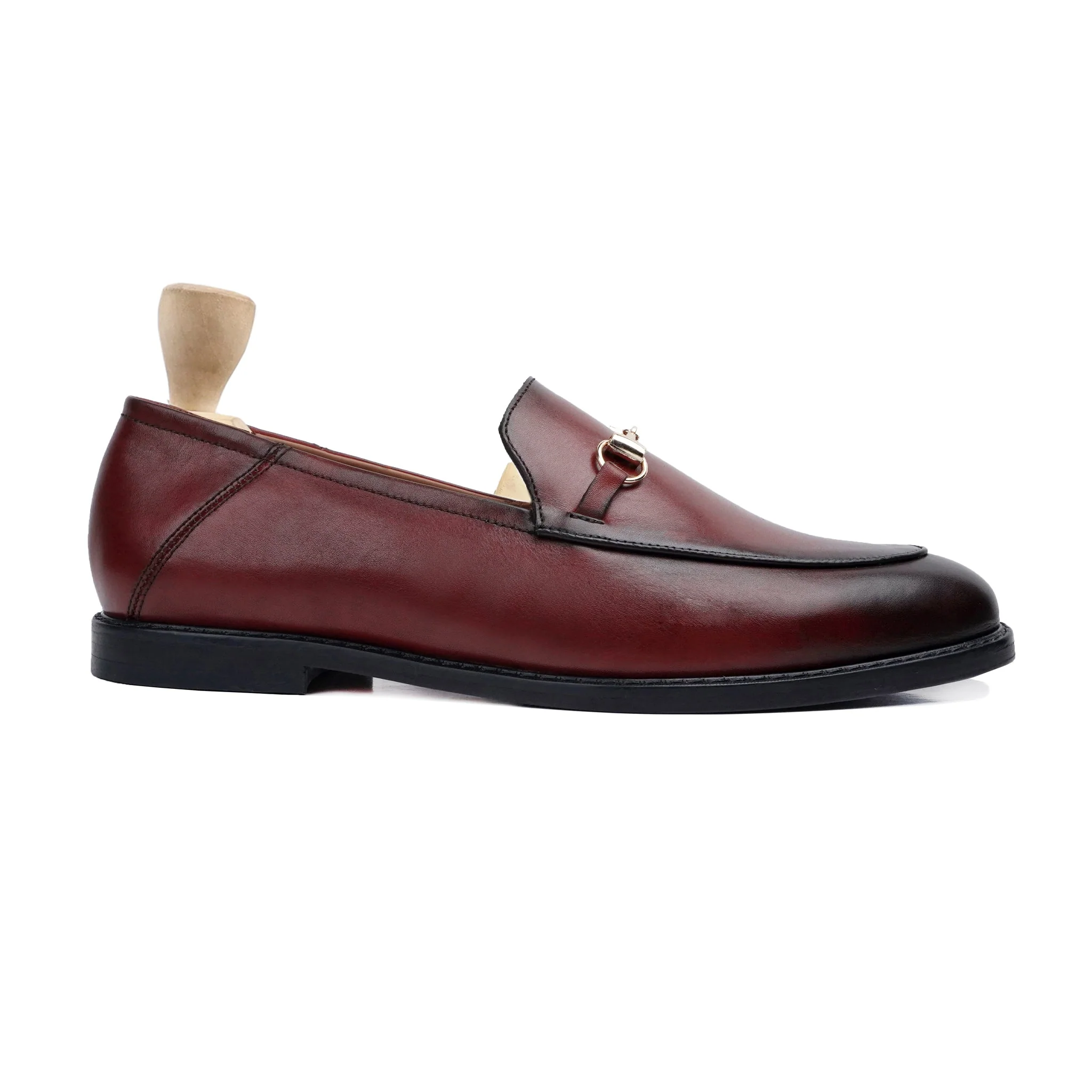 Kiltie - Men's Oxblood Calf Leather Loafer - Image 2