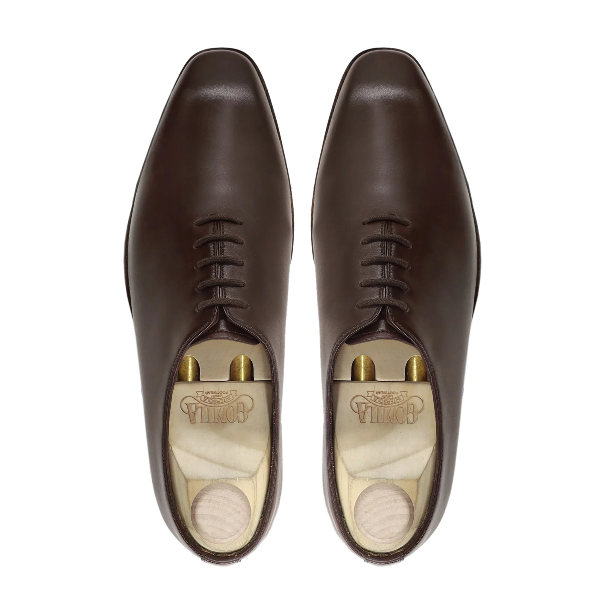 Kirk - Men's Dark Brown Wholecut Shoe - Image 3