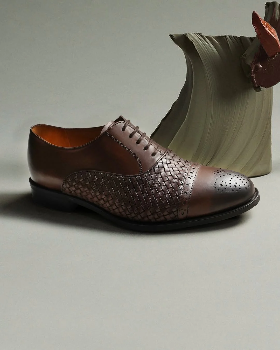 Kiruko - Men's Brown Calf Leather Oxford Shoe - Image 4