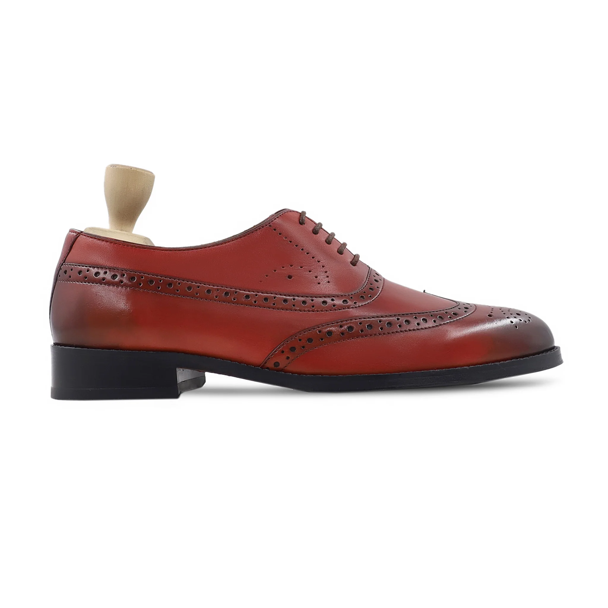 Kiyoshi - Men's Oxblood Calf Leather Oxford Shoe - Image 2