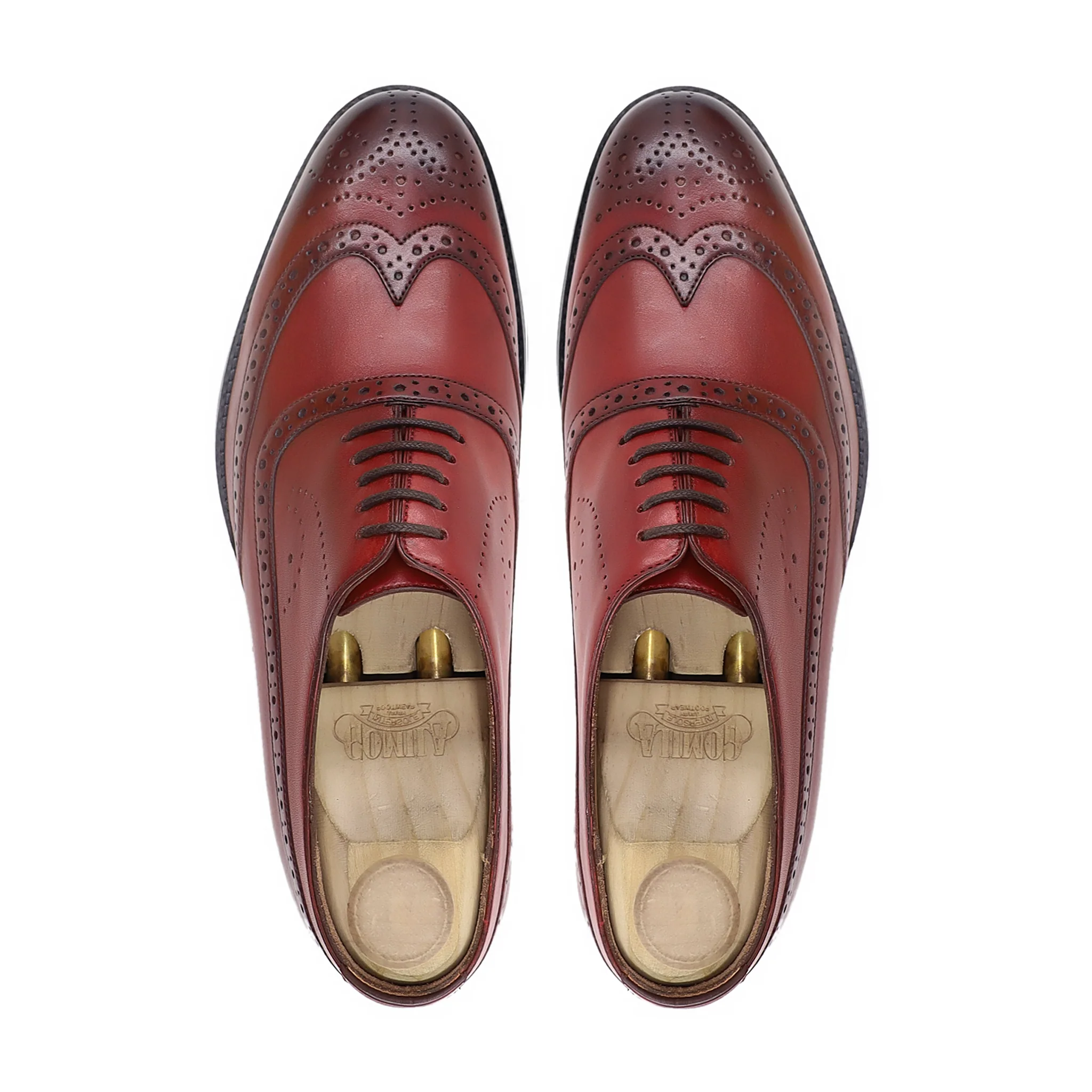 Kiyoshi - Men's Oxblood Calf Leather Oxford Shoe - Image 3