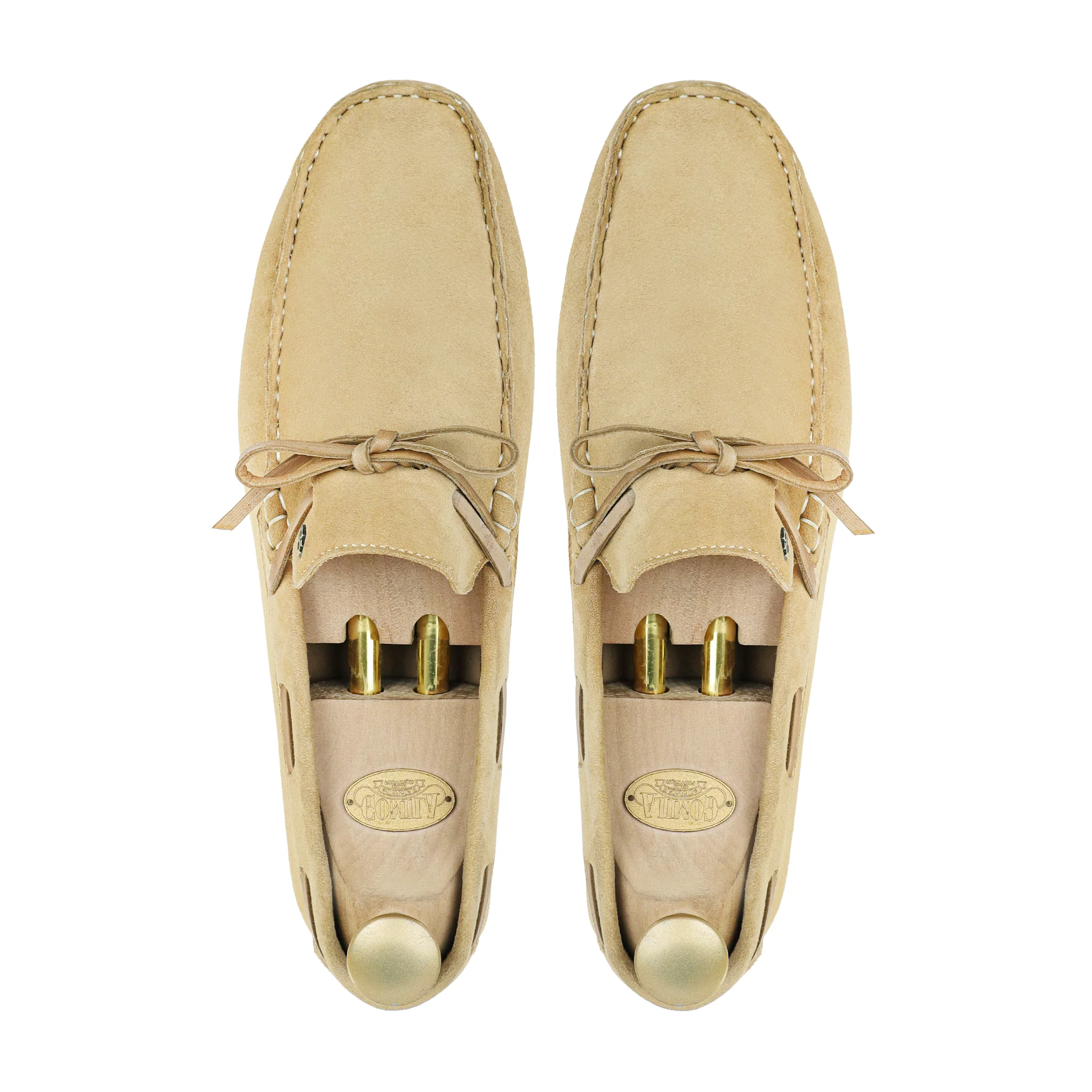 Tyro - Men's Camel Split Suede Driver Shoe - Image 3