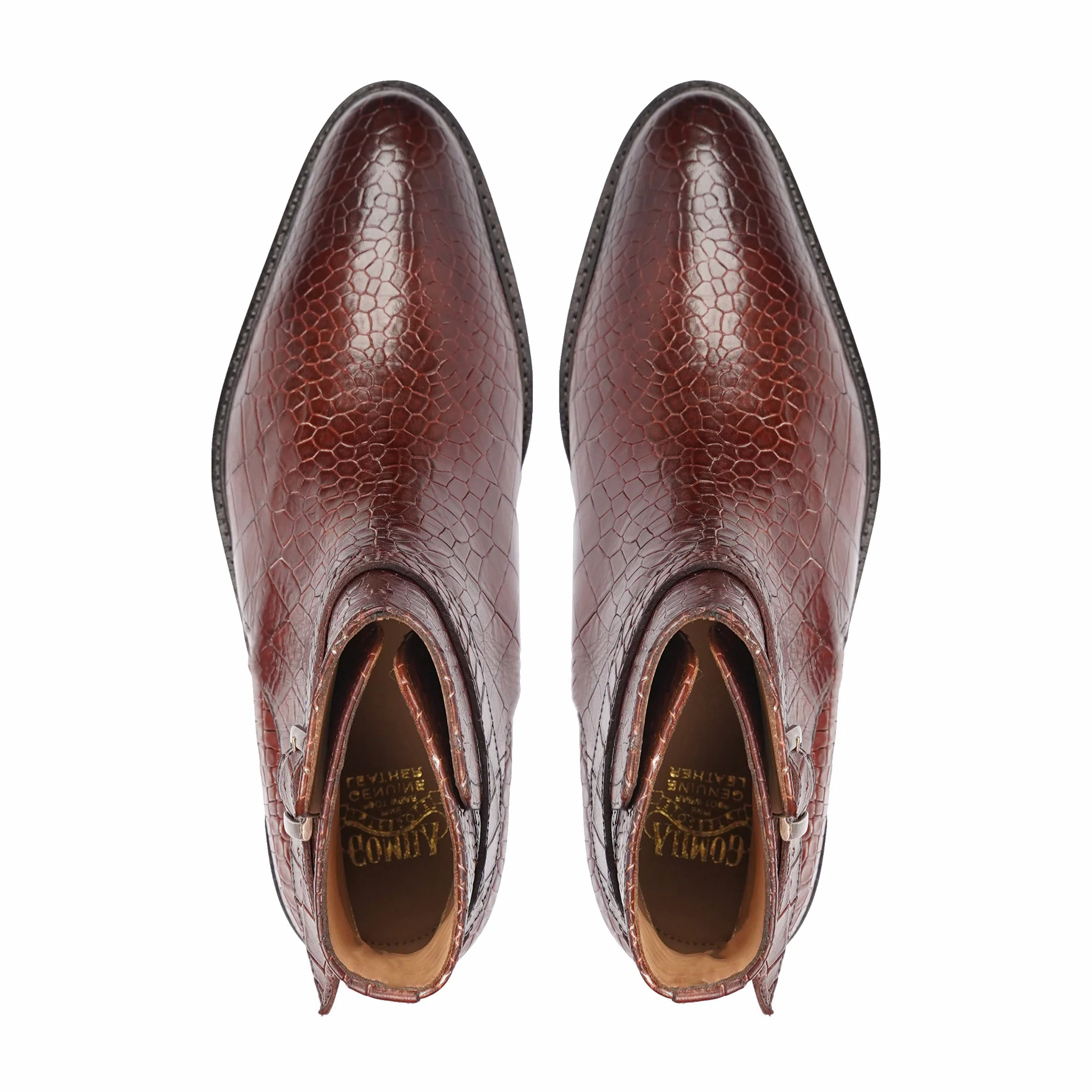 Koemi - Men's Oxblood Calf Leather Jodhpur Boot - Image 3