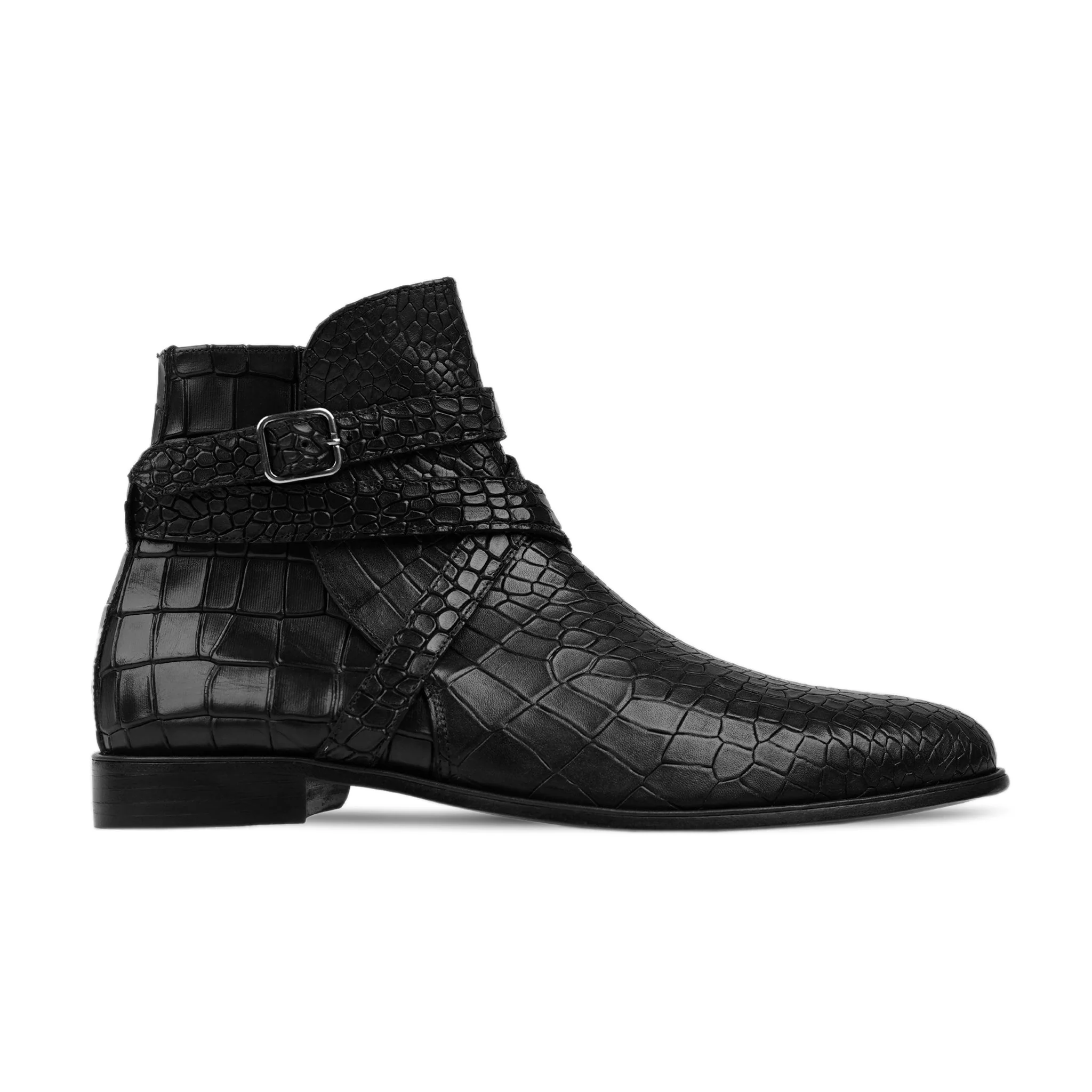 Kongsvinger - Men's Black Calf Leather Jodhpur Boot - Image 2