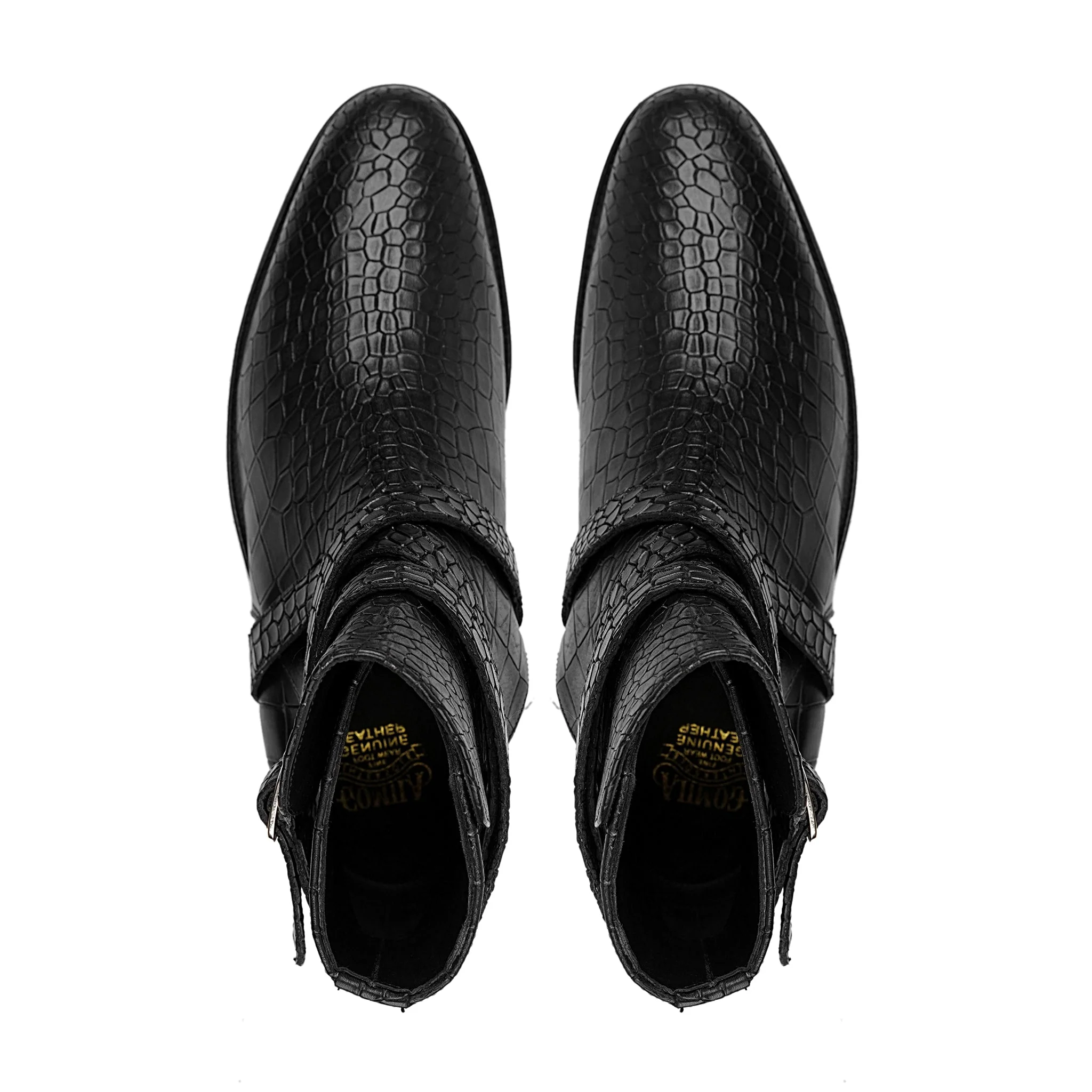 Kongsvinger - Men's Black Calf Leather Jodhpur Boot - Image 3