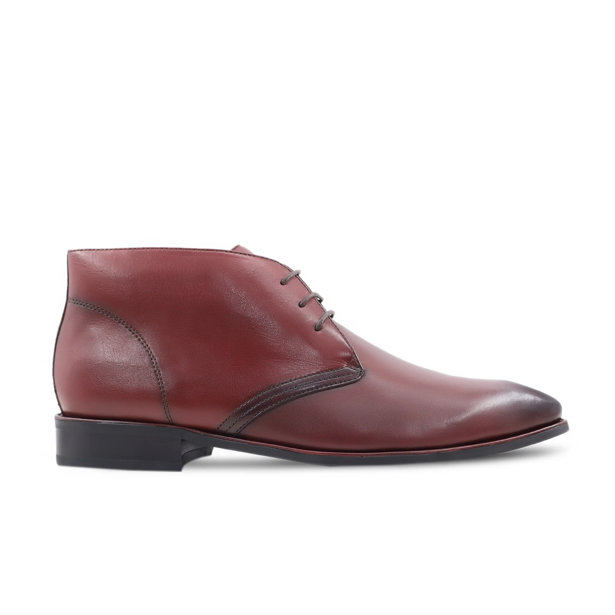 kosei - Men's Reddish Brown Calf Leather Chukka Boot - Image 2