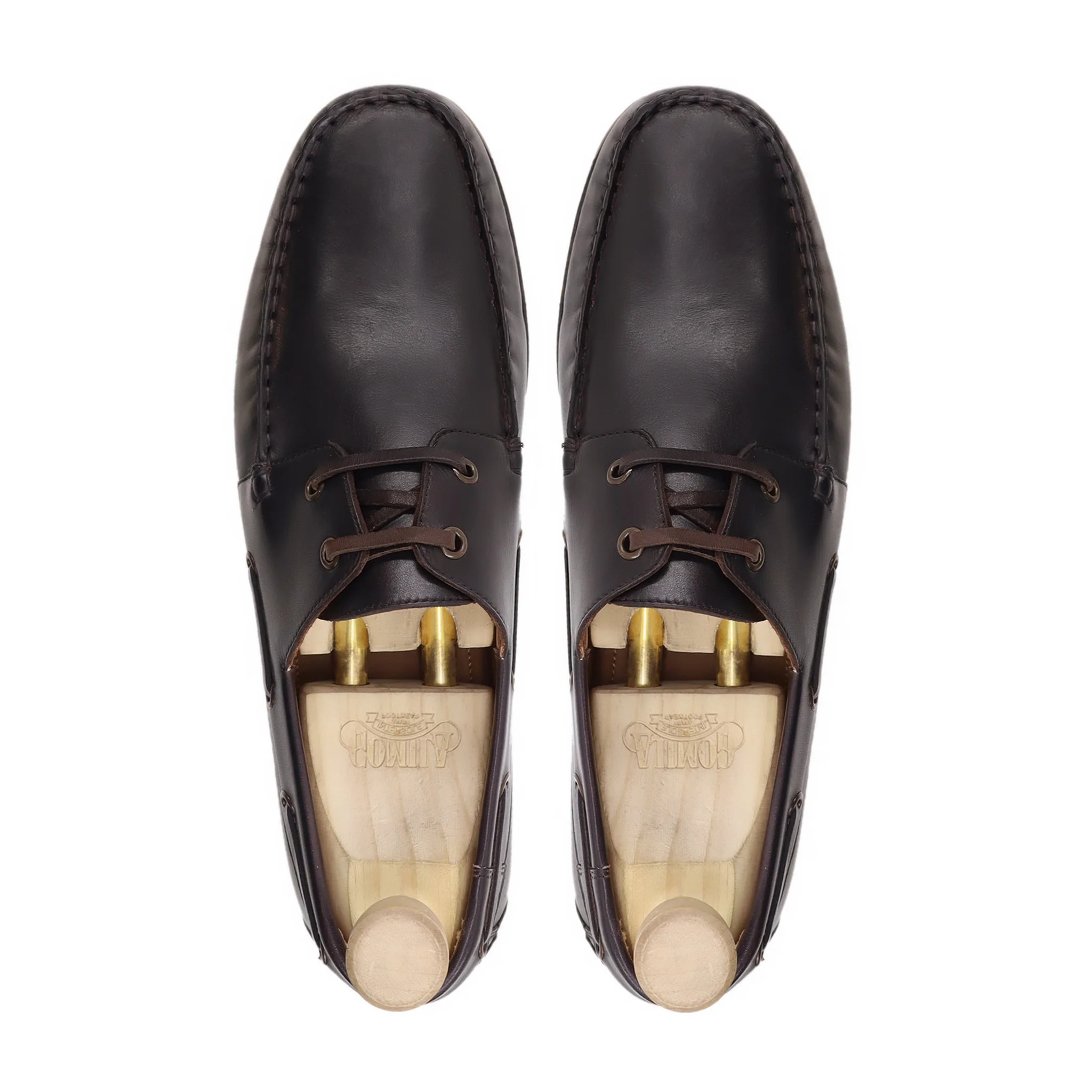 Velenje - Men's Dark Brown Calf Leather Derby Shoe - Image 3