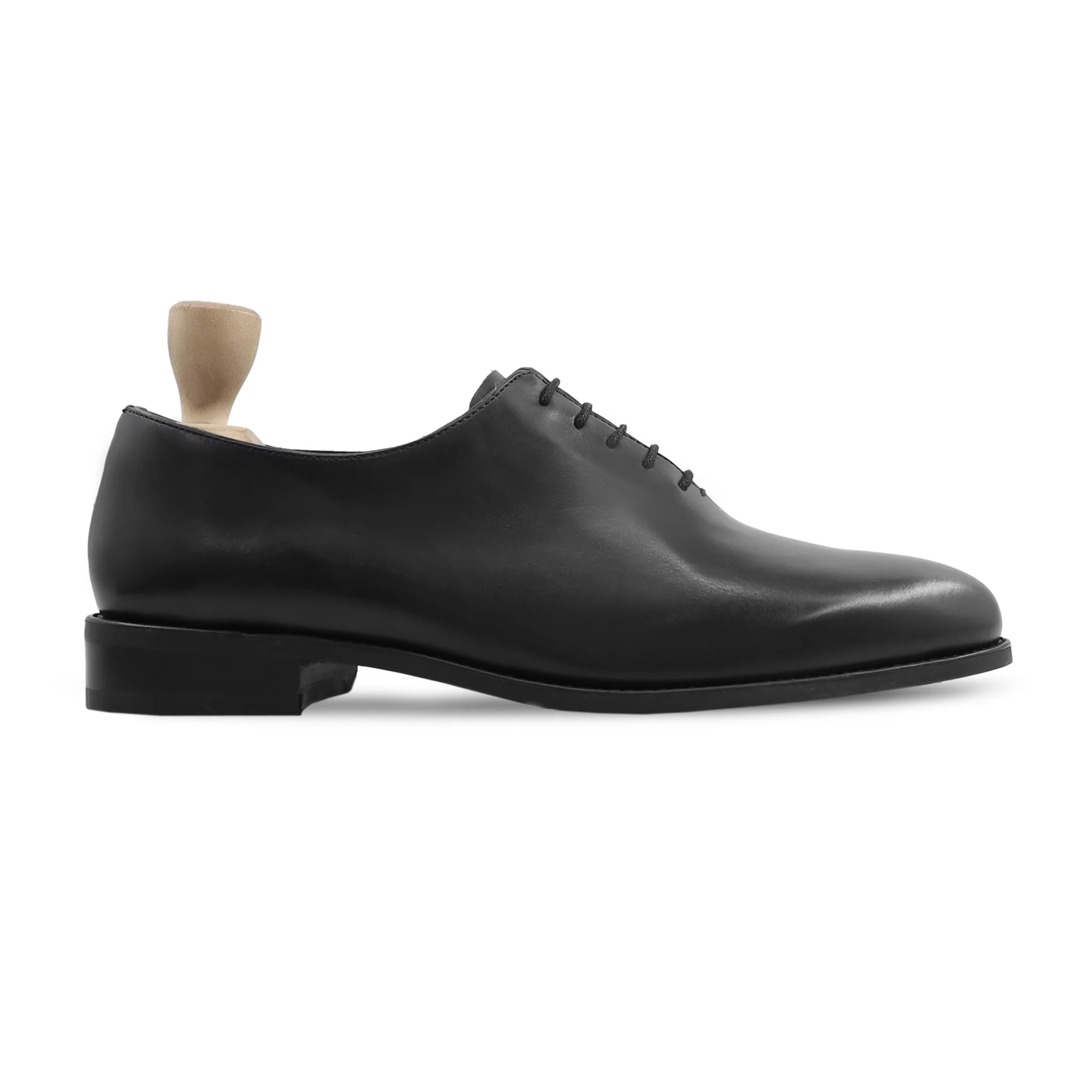 Lagoon - Men's Black Calf Leather Wholecut Shoe - Image 2