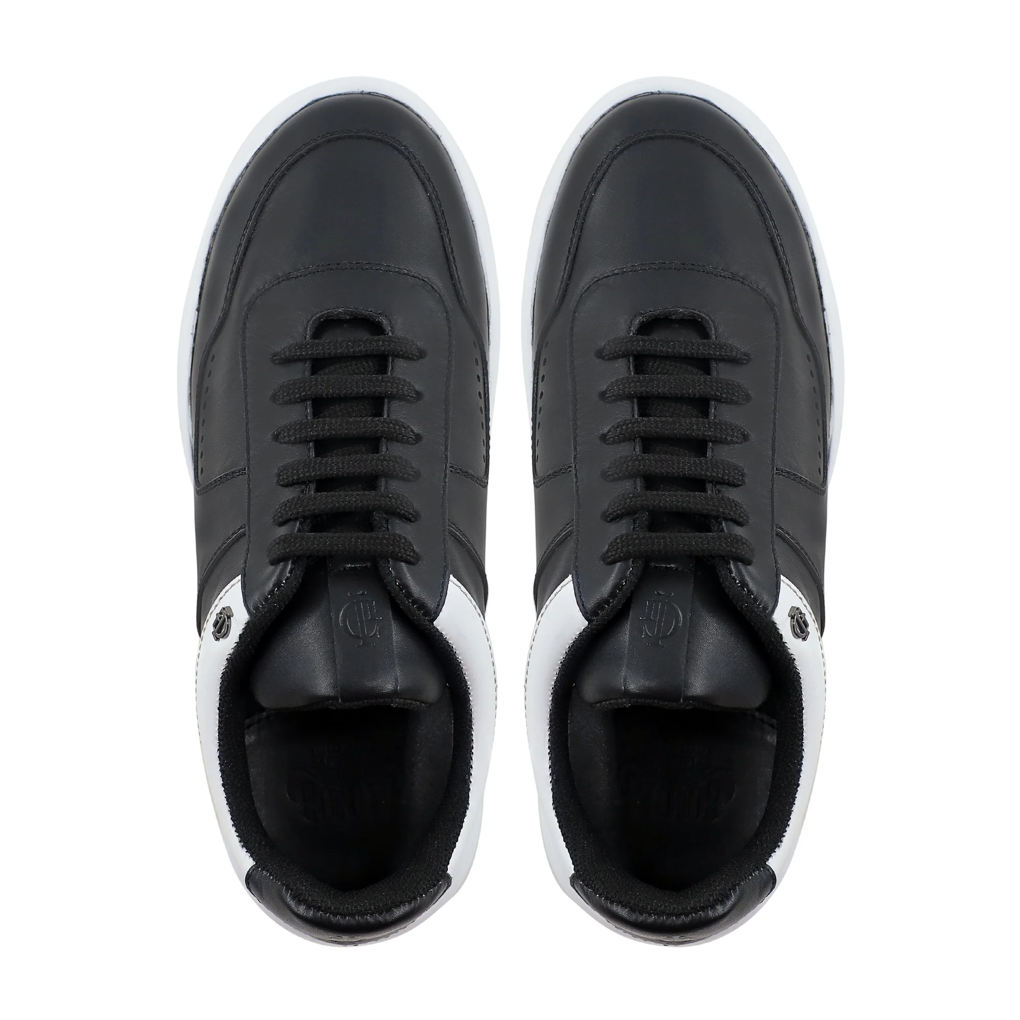 Lampard - Men's Black and White Sneaker - Image 3