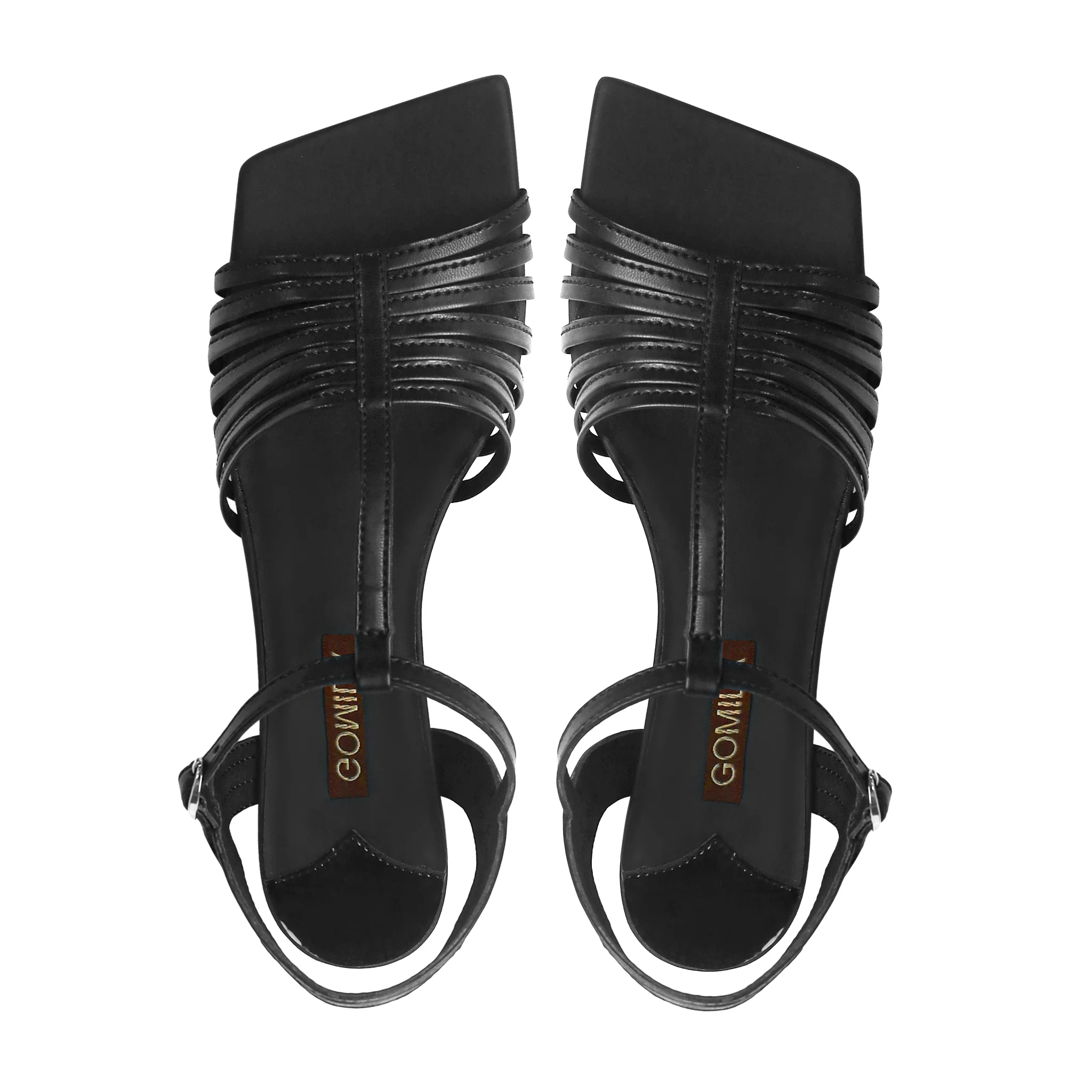 Lolo - Women's Black Strapped Heel - Image 3