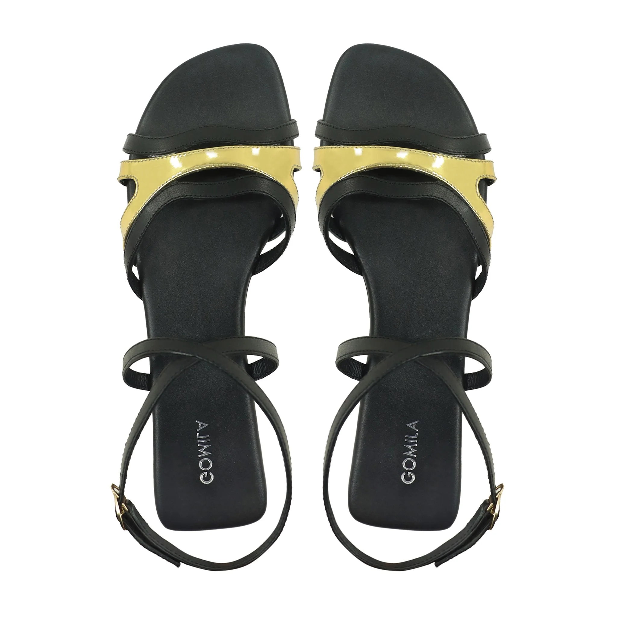 Lucia - Women's Yellow Strapped Sandal - Image 3