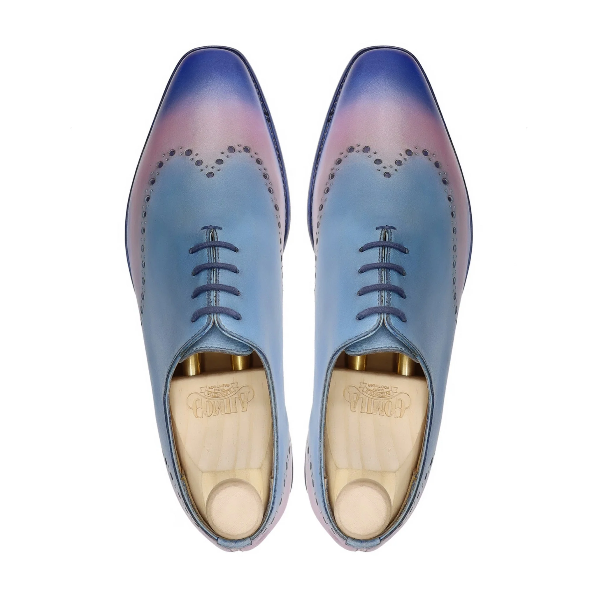 Marac - Men's Multicolor Calf Leather Wholecut Shoe - Image 3