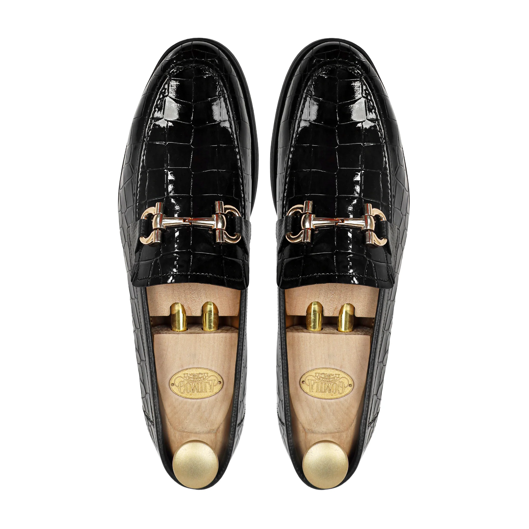 Alden - Men's Black Patent Leather Loafer - Image 3