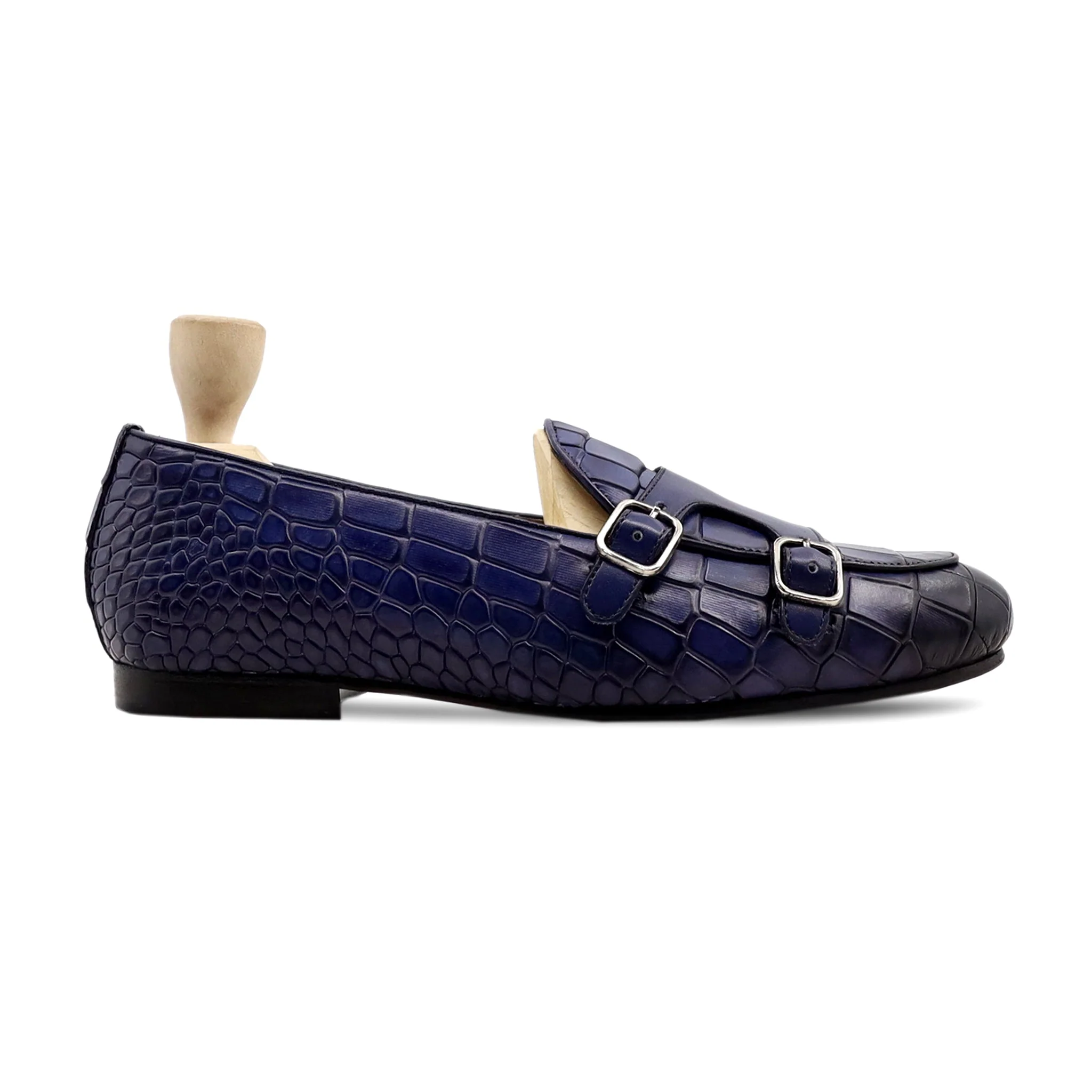 Medellin - Men's Blue Calf Leather Loafer - Image 2