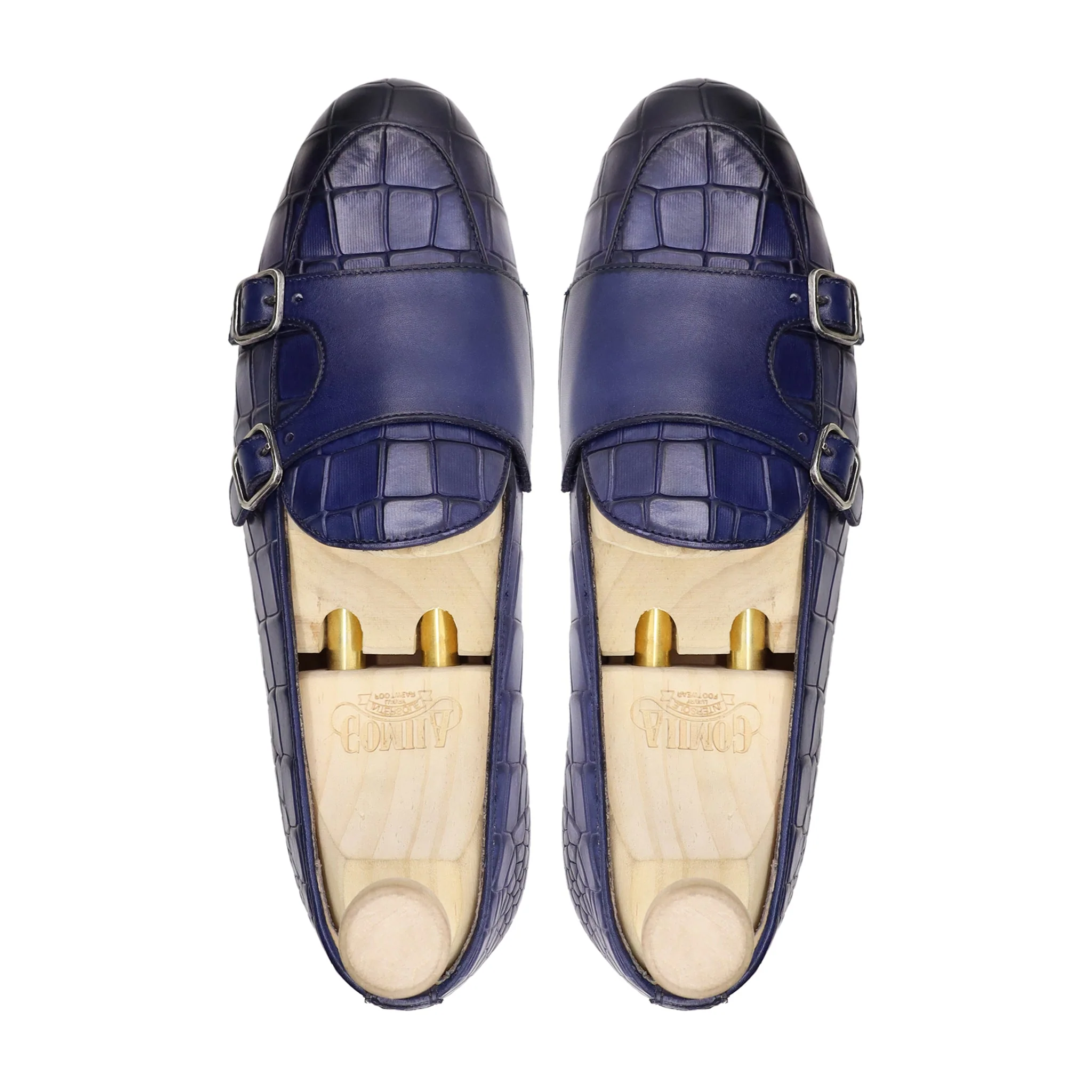Medellin - Men's Blue Calf Leather Loafer - Image 3