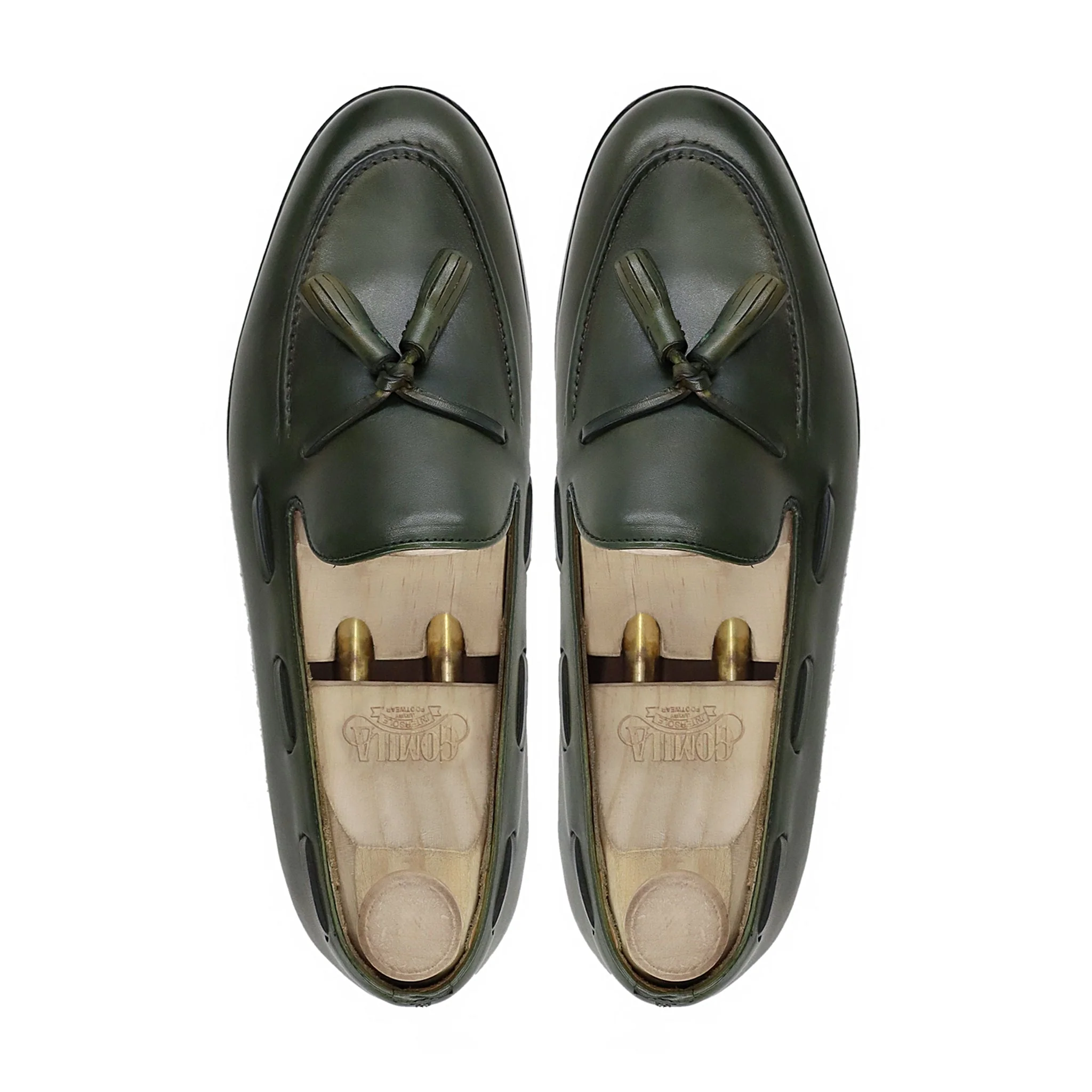 Melden - Men's Dark Green Calf Leather Loafer - Image 3