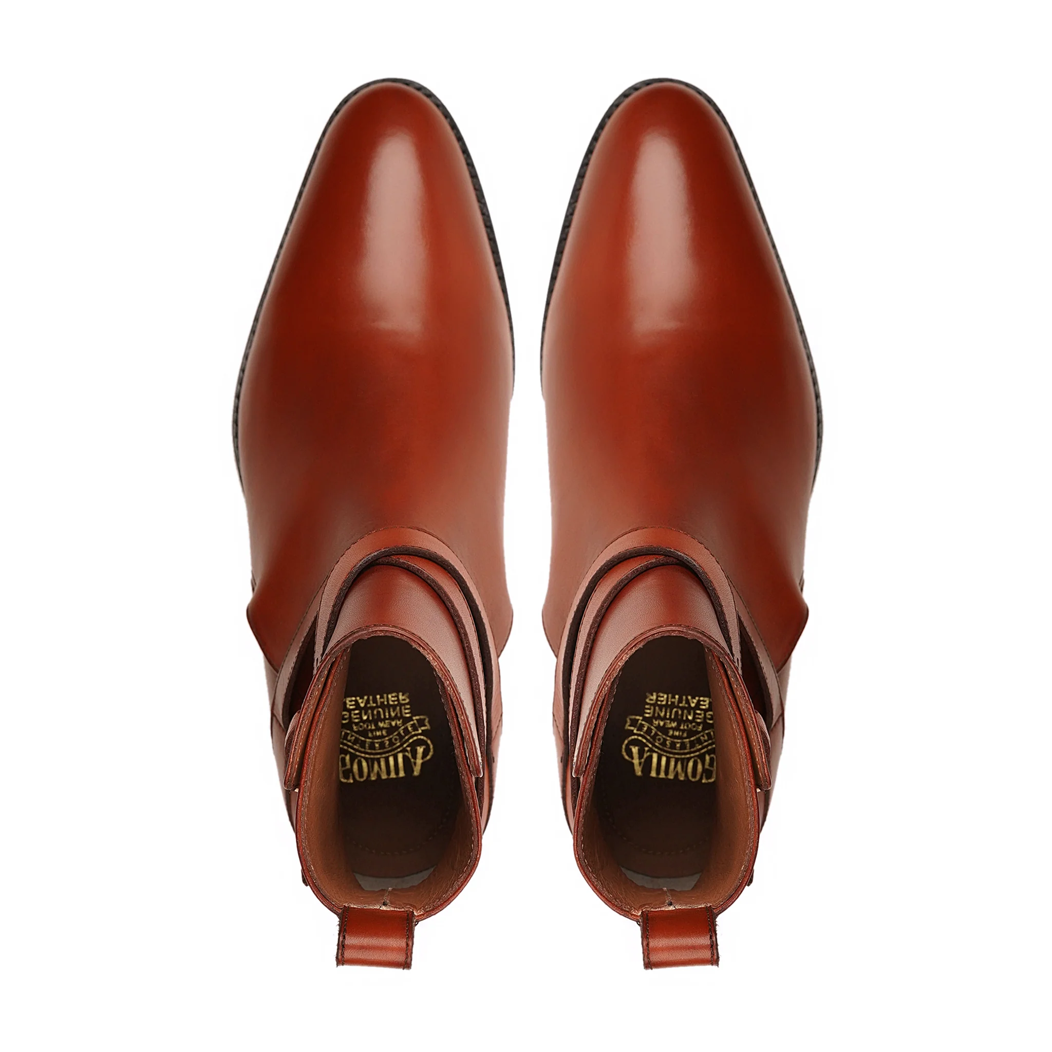 Hiroko - Men's Brown Calf Leather jodhpur Boot - Image 3