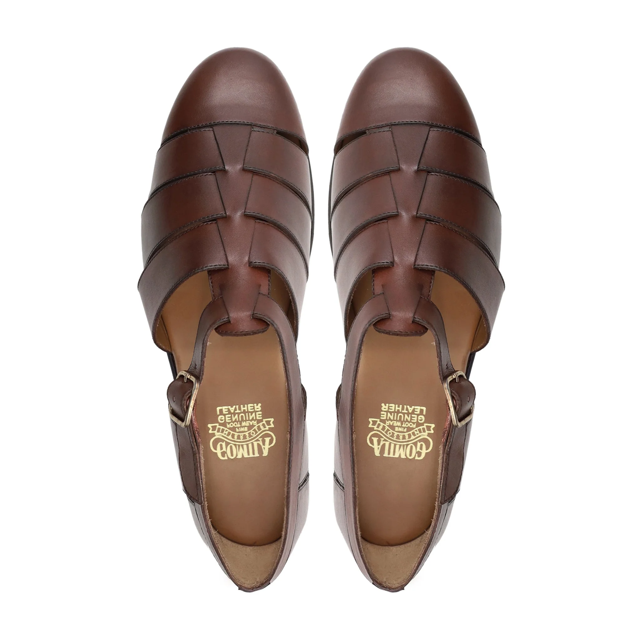 Newcastle - Men's Brown Calf Leather Sandal - Image 3