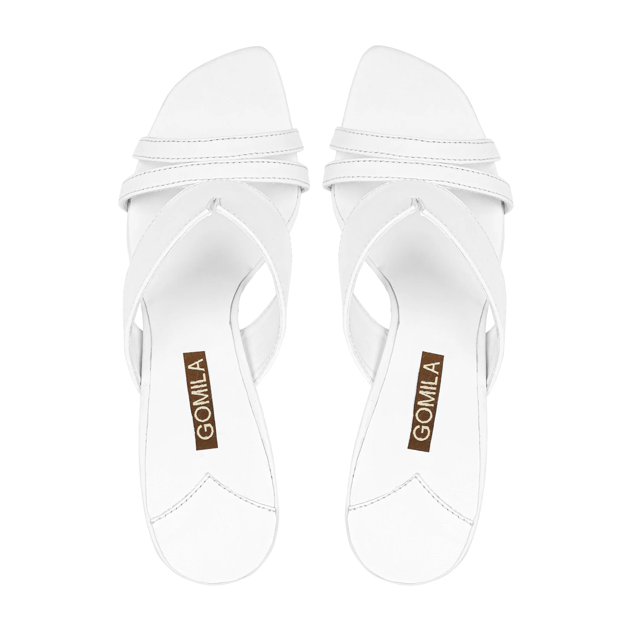 Noa - Women's White Heels - Image 3