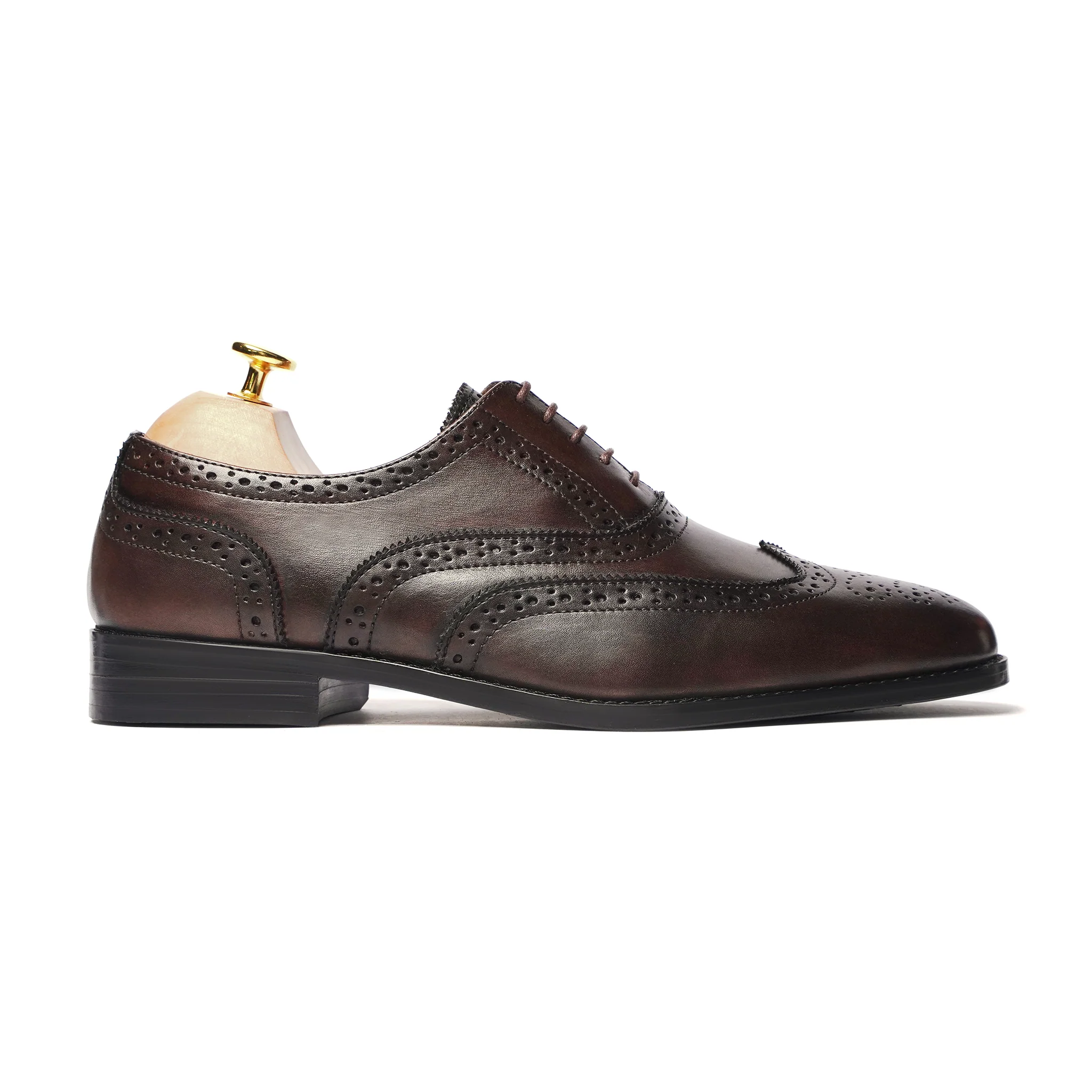 Dorado - Men's Dark Brown Calf Leather Oxford Shoe - Image 2