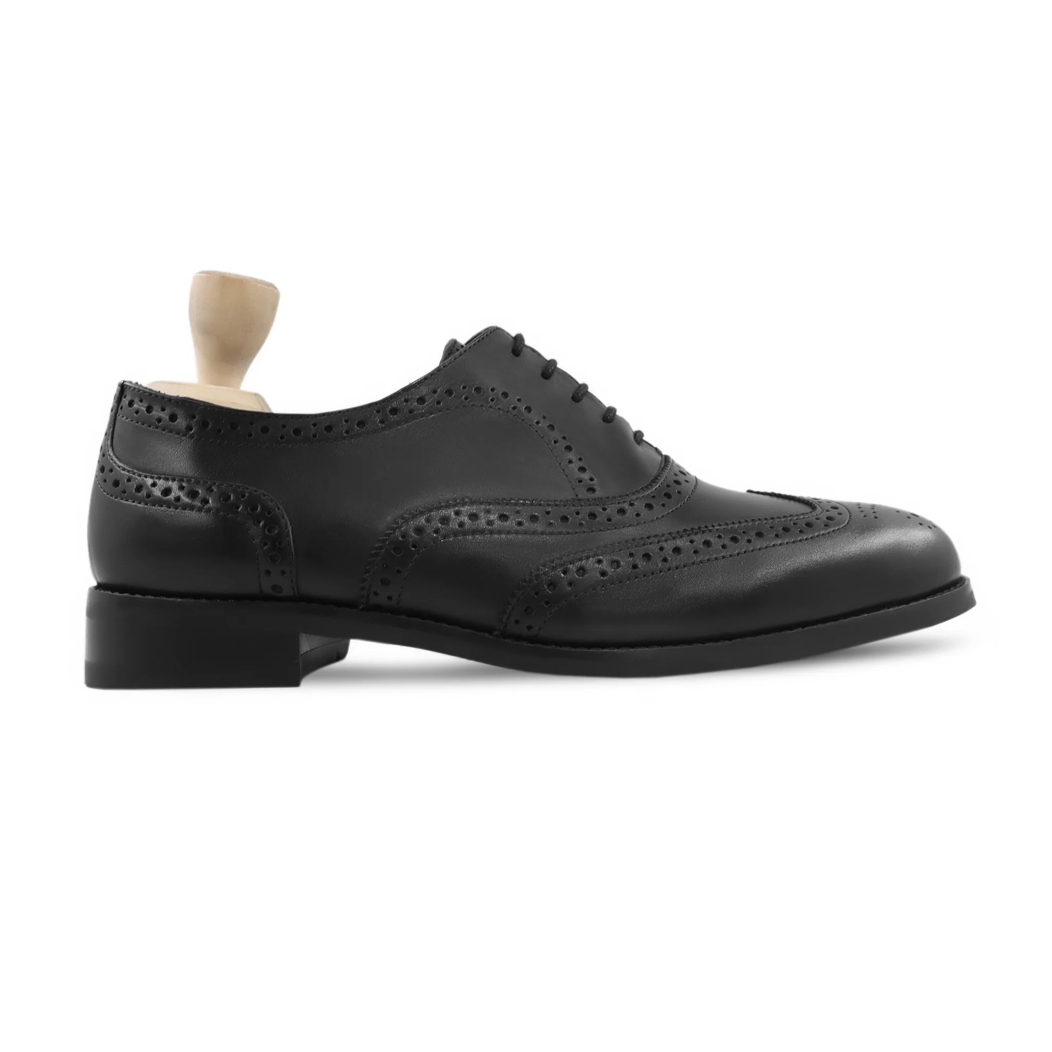 Pacific - Men's Black Calf Leather Oxford Shoe - Image 2