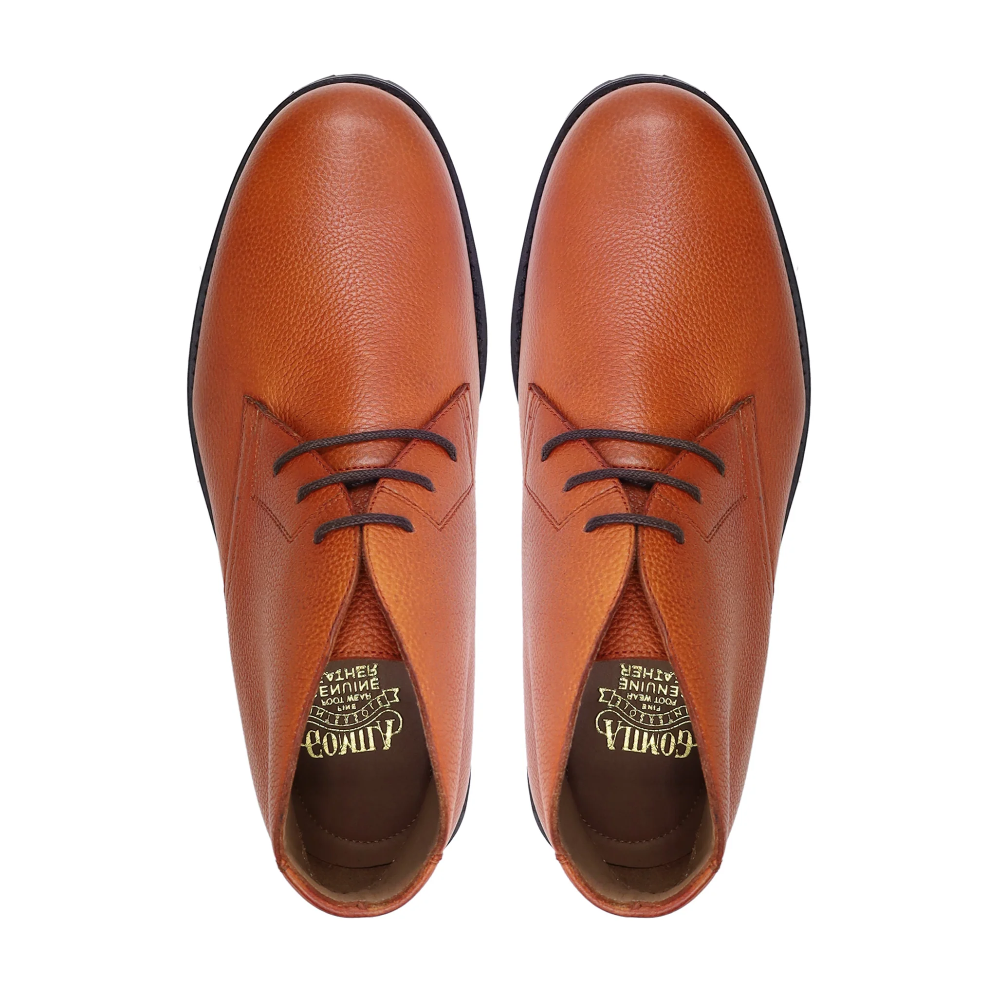 Paler - Men's Tan Pebble Grain Chukka Boot - Image 3