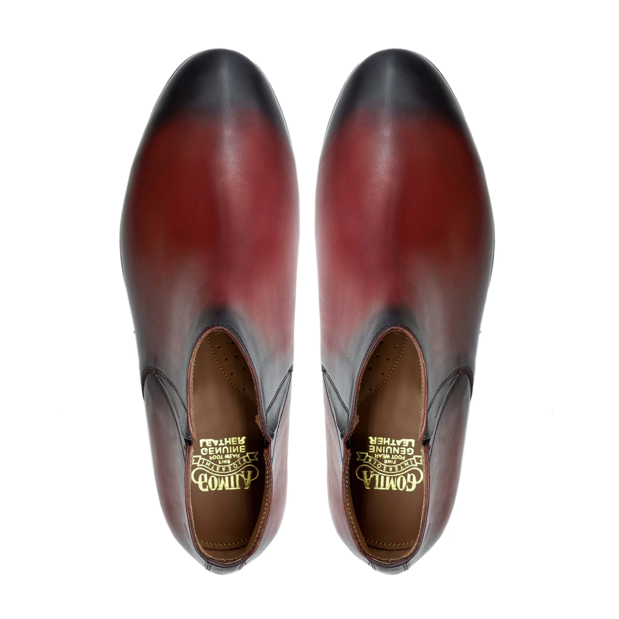 Paister - Men's Burnished Oxblood Calf Leather Chelsea Boot - Image 3