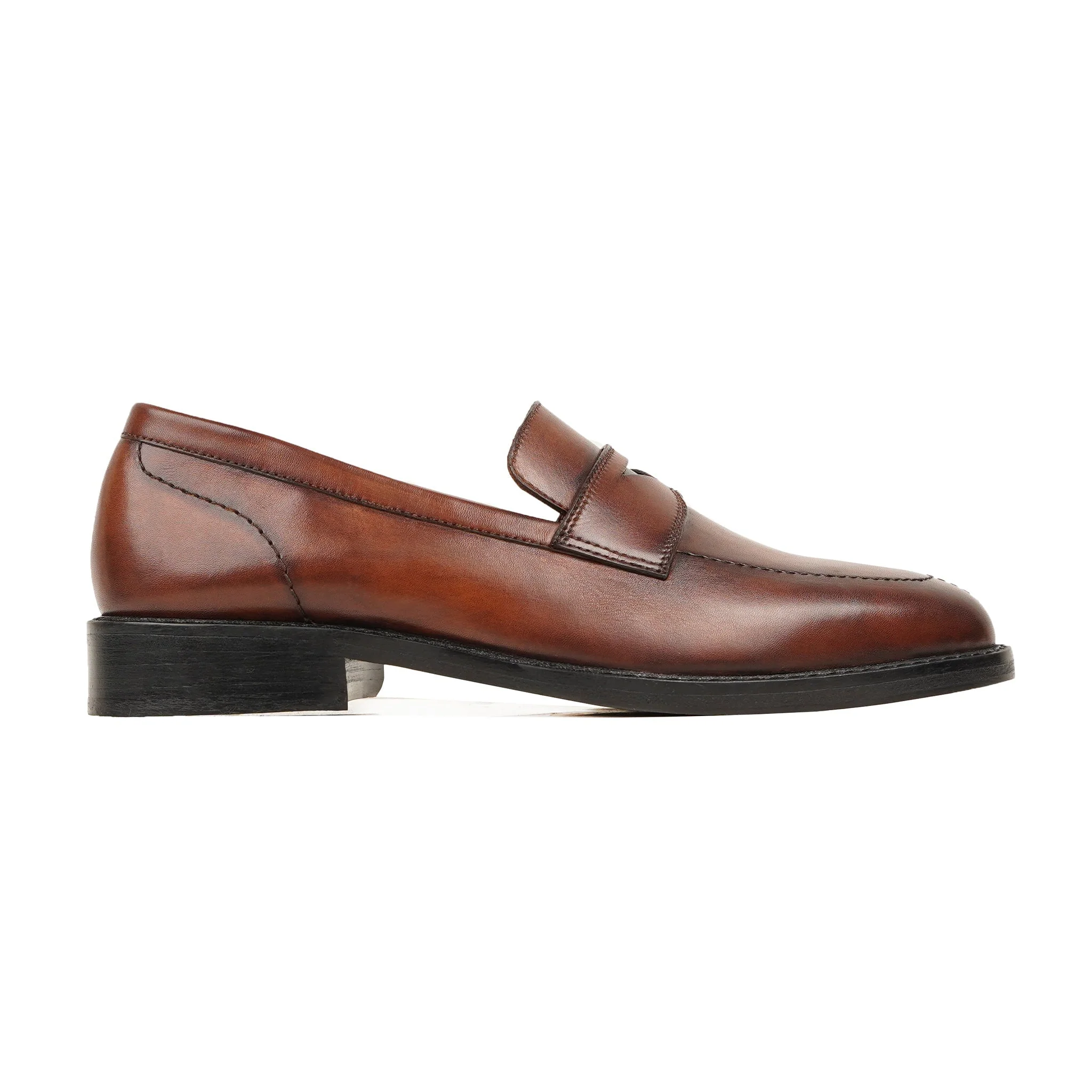 Kanoya - Men's Brown Calf Leather Loafer - Image 2