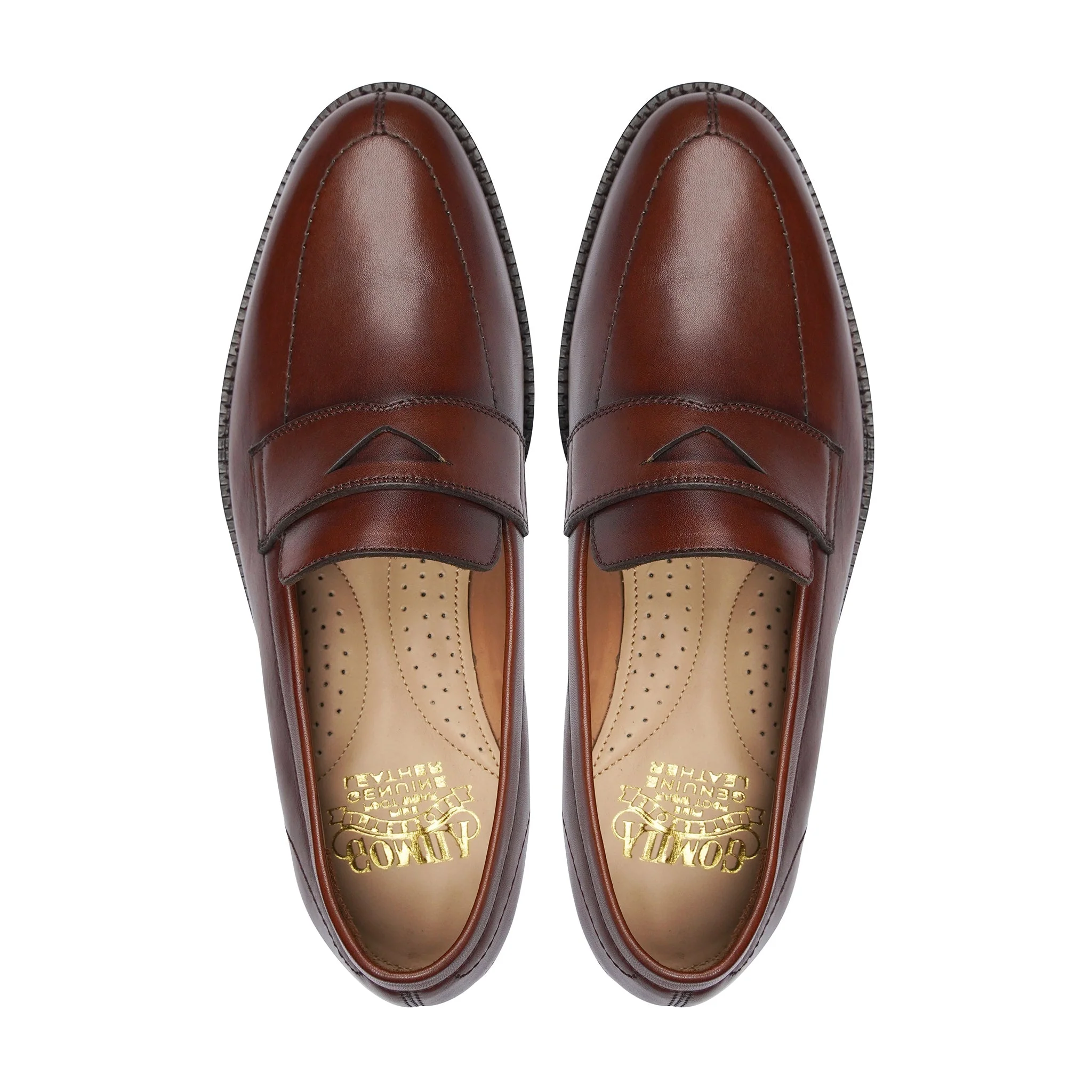 Sassari - Men's Oxblood Calf Leather Loafer - Image 3
