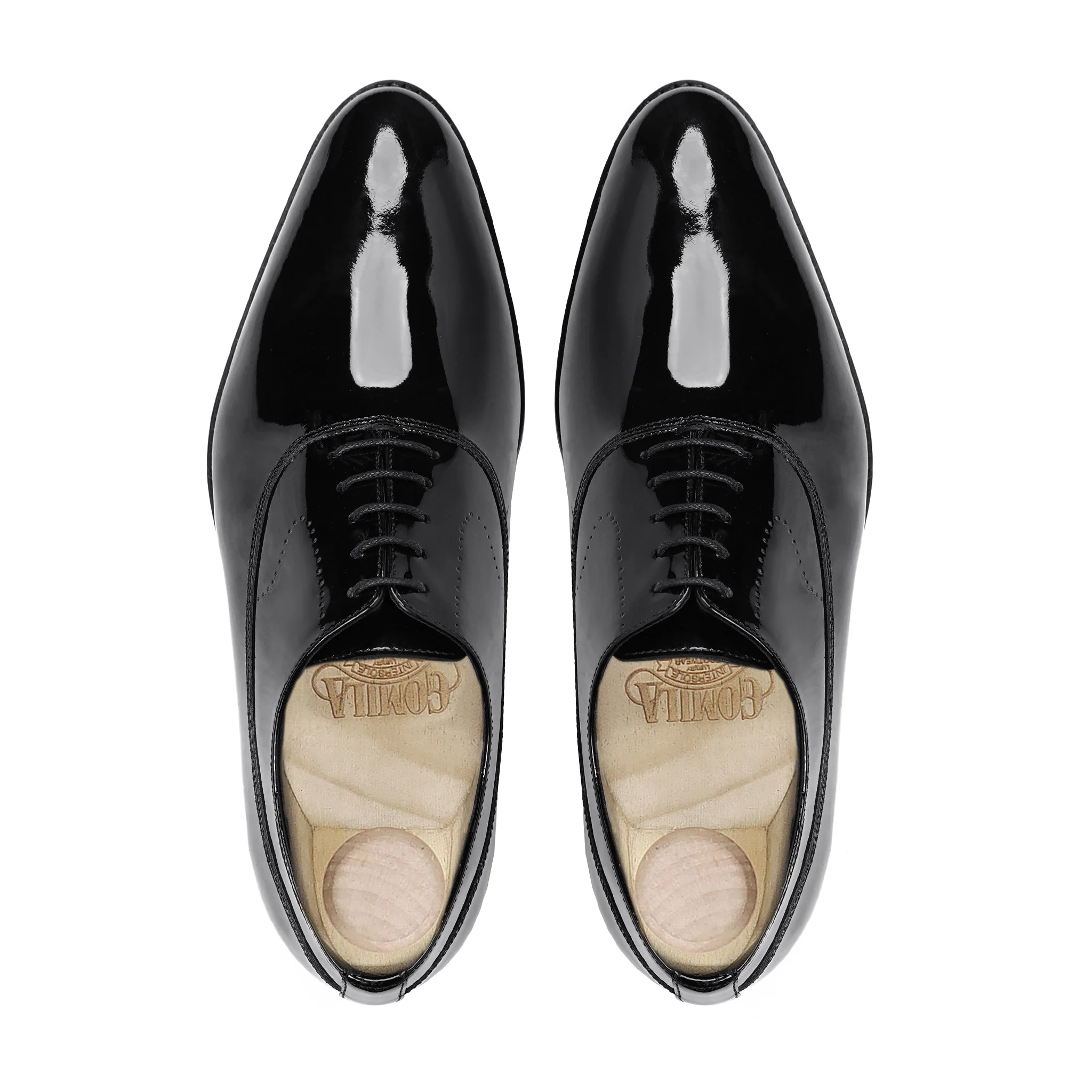 Penzy - Men's Black Patent Leather Oxford Shoe - Image 3