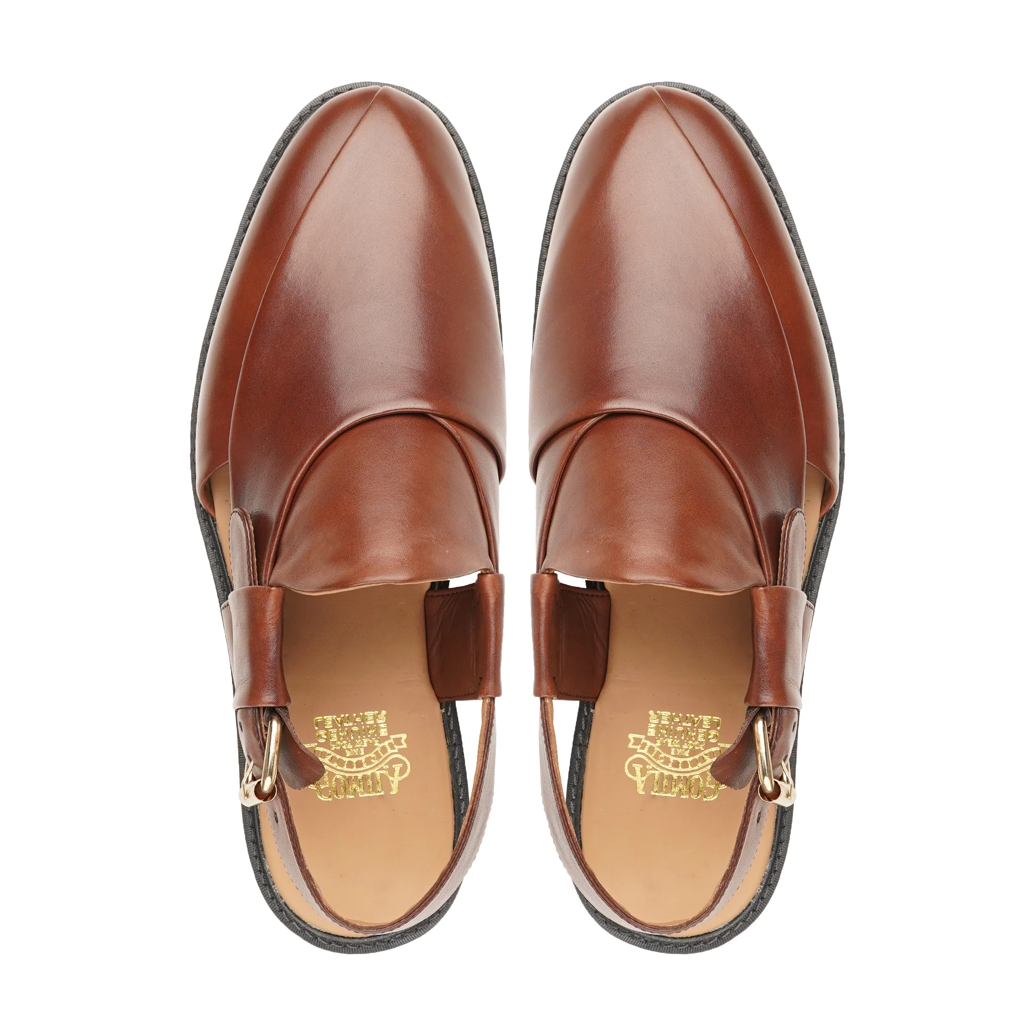 Shuri - Men's Brown Calf Leather Sandal - Image 3