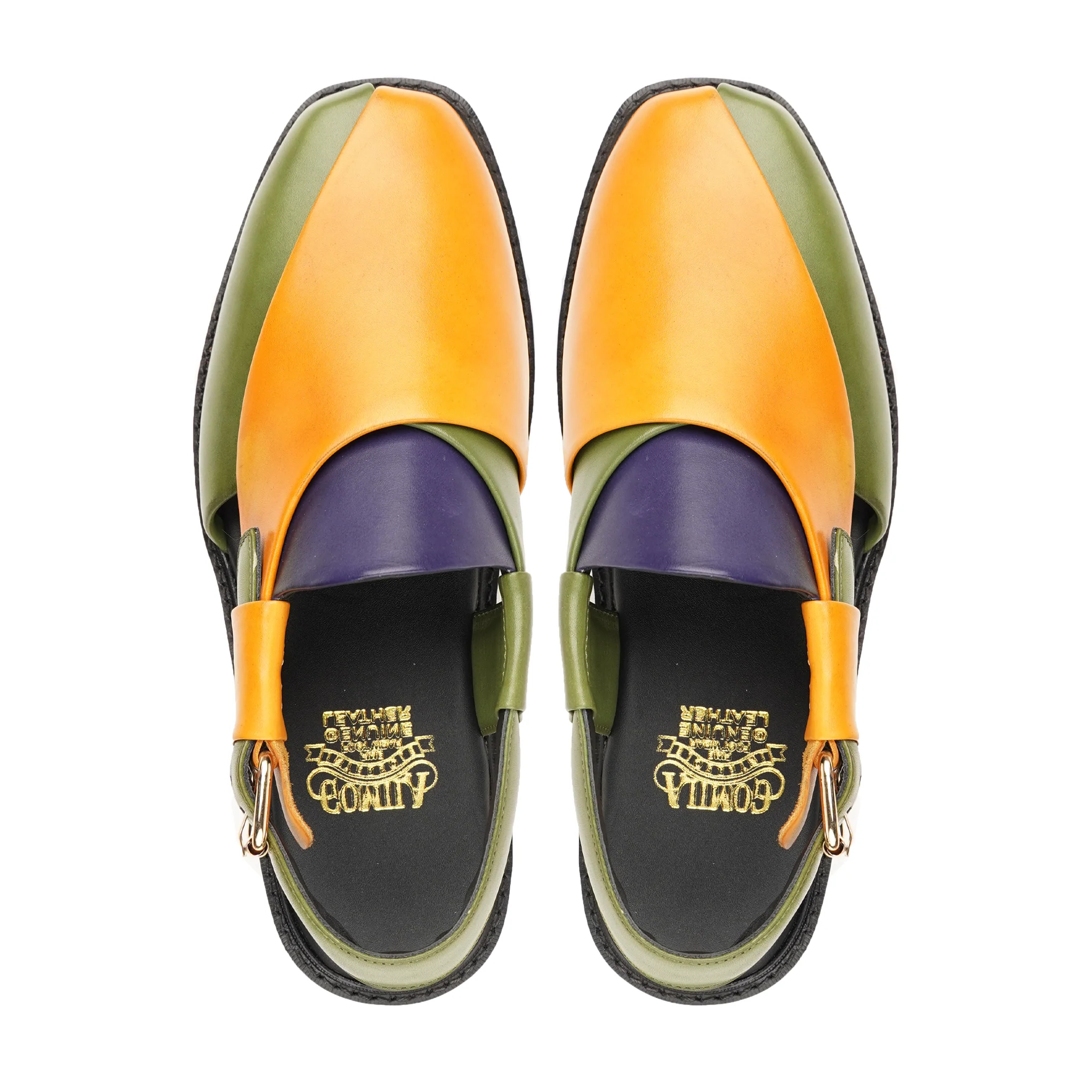 Emi - Men's Multi color Calf Leather Sandal - Image 3