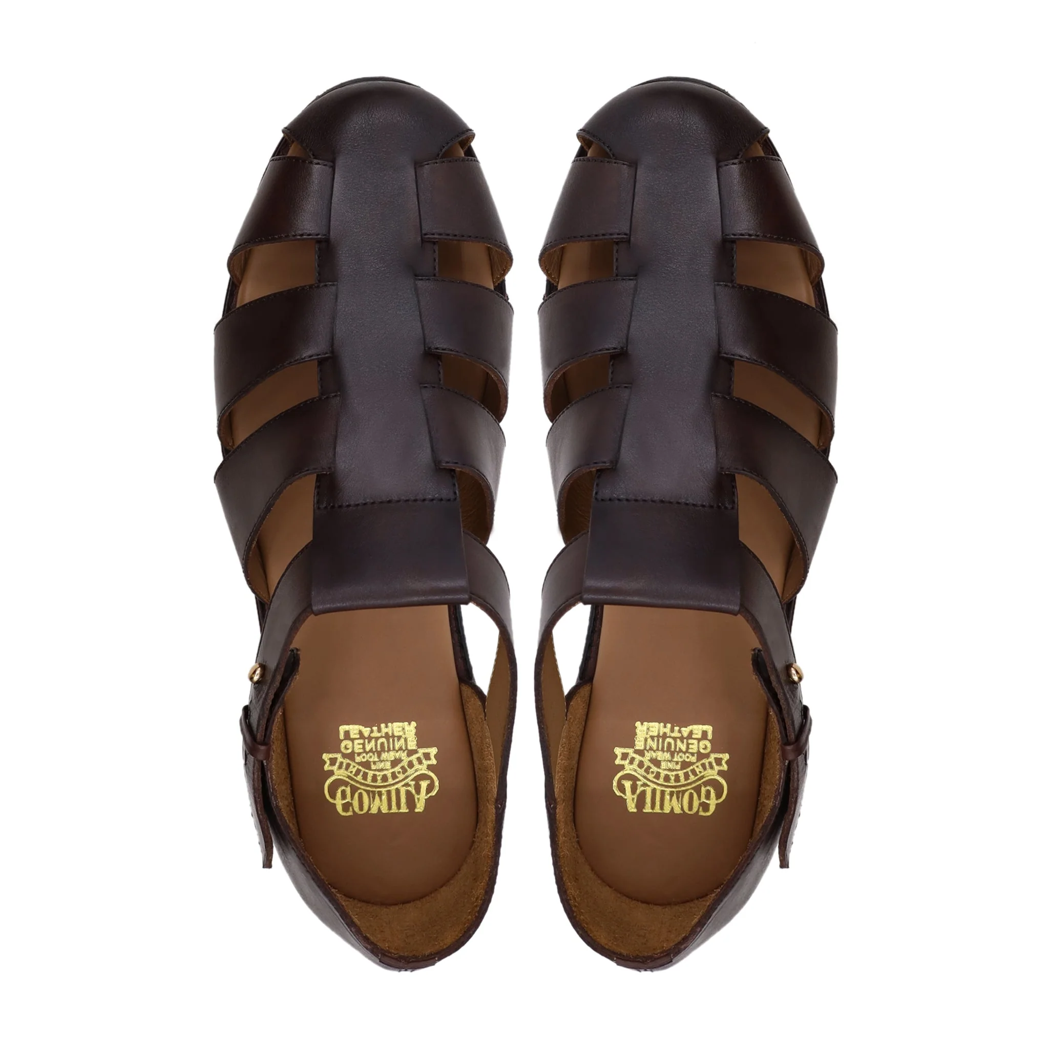 Rahma - Men's Brown Calf Leather Sandal - Image 3