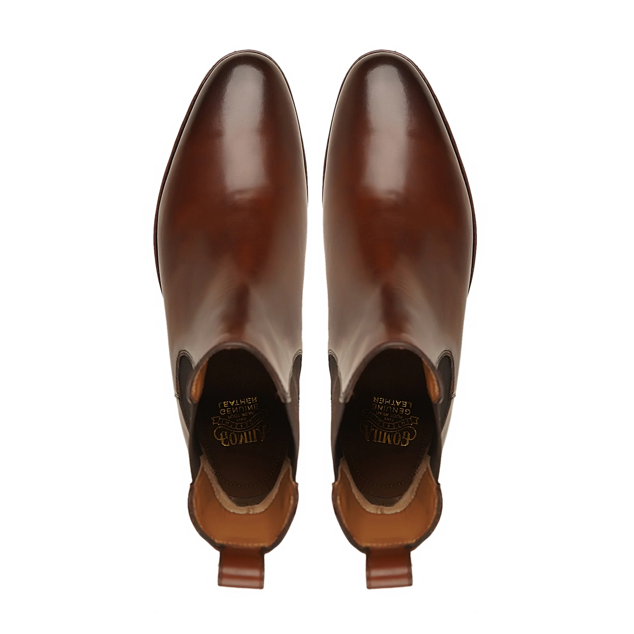 Rezio - Men's Reddish Brown Calf Leather Chelsea Boot - Image 3