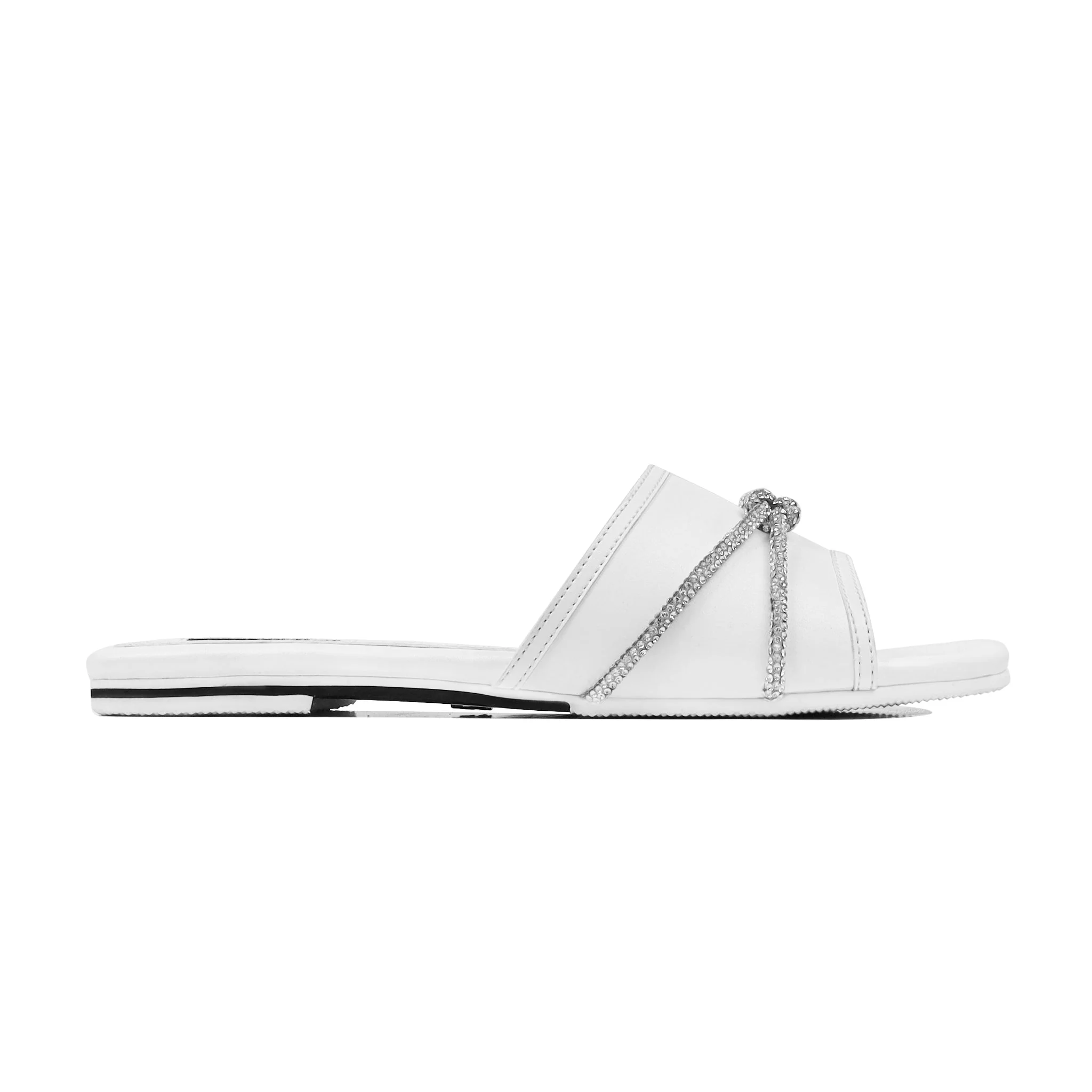 Reya - Women's White Slipper - Image 2