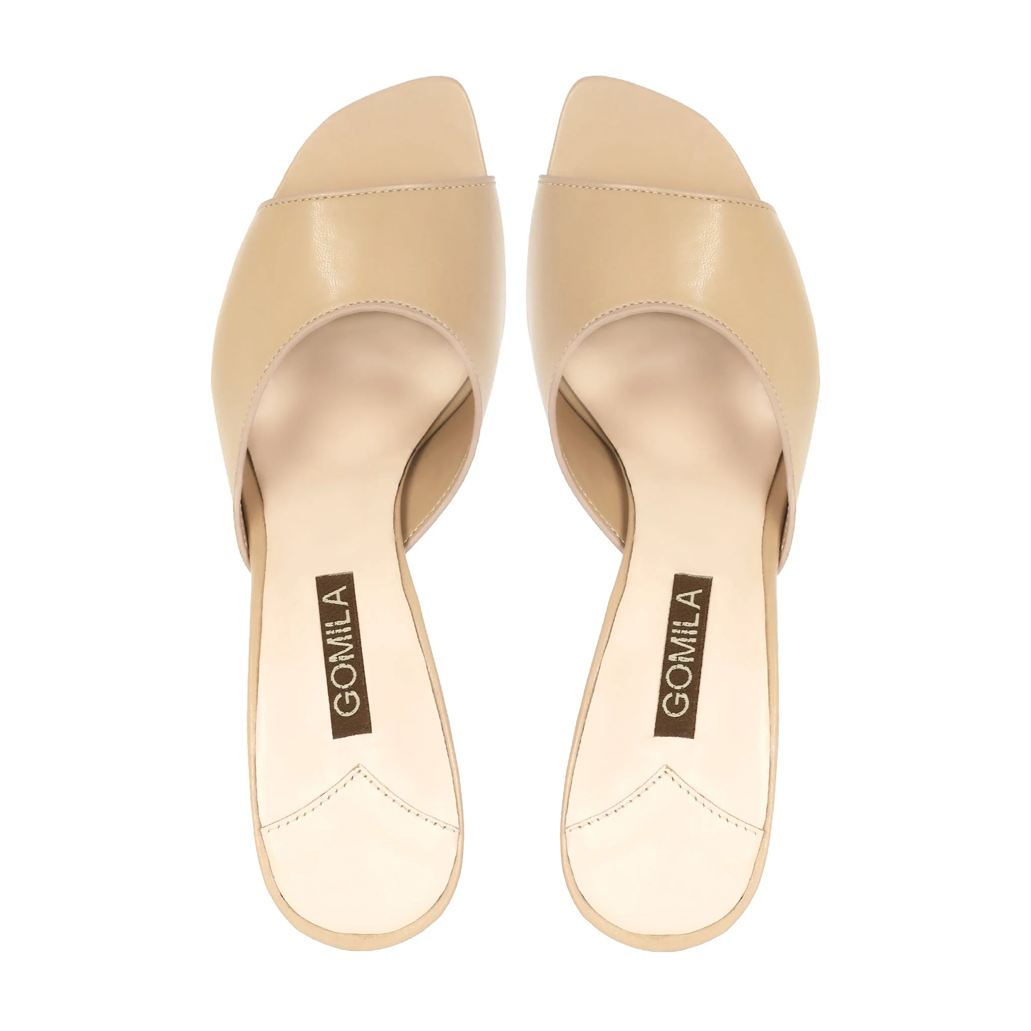 Riva - Women's Light Beige Heels - Image 3