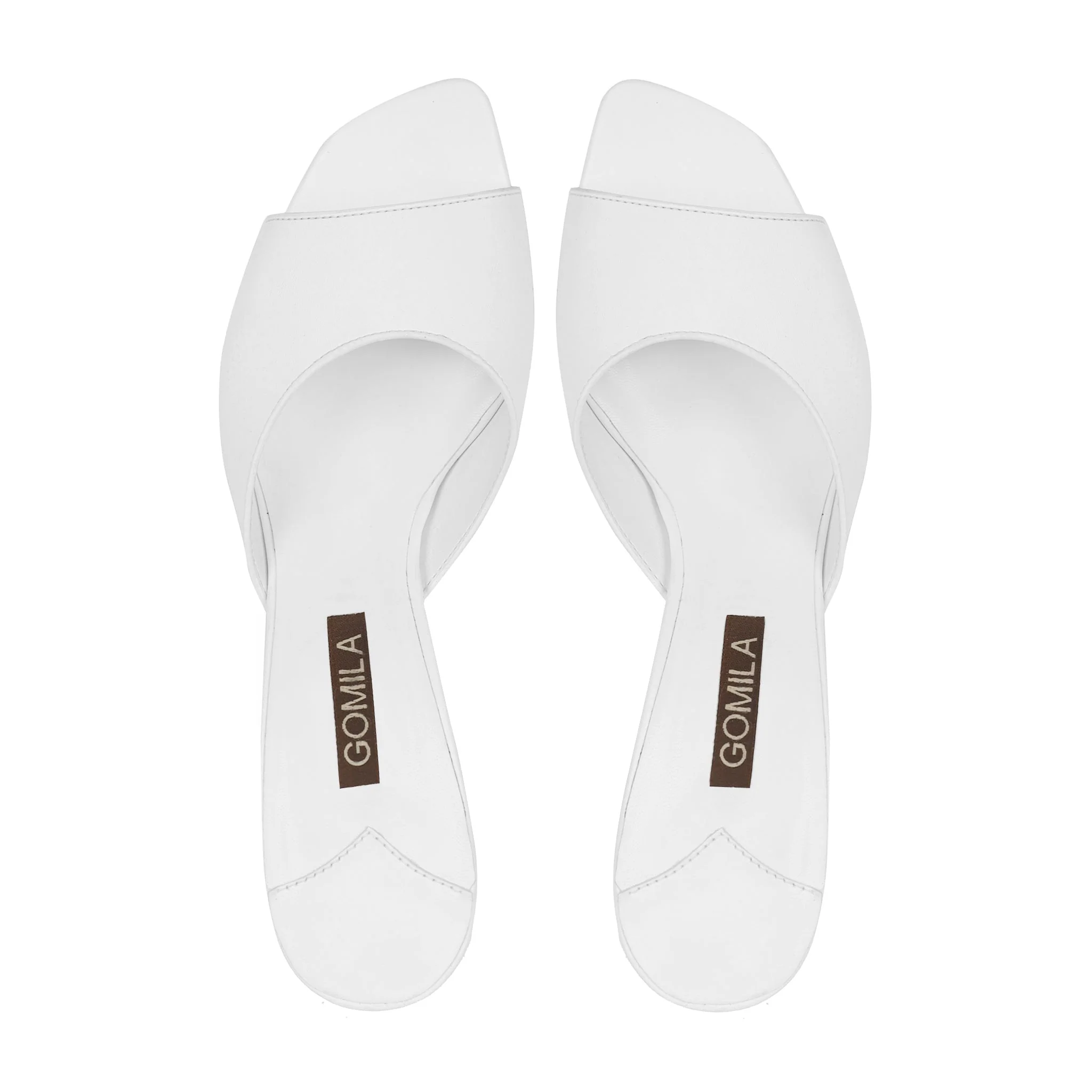 Riva - Women's White Heels - Image 3
