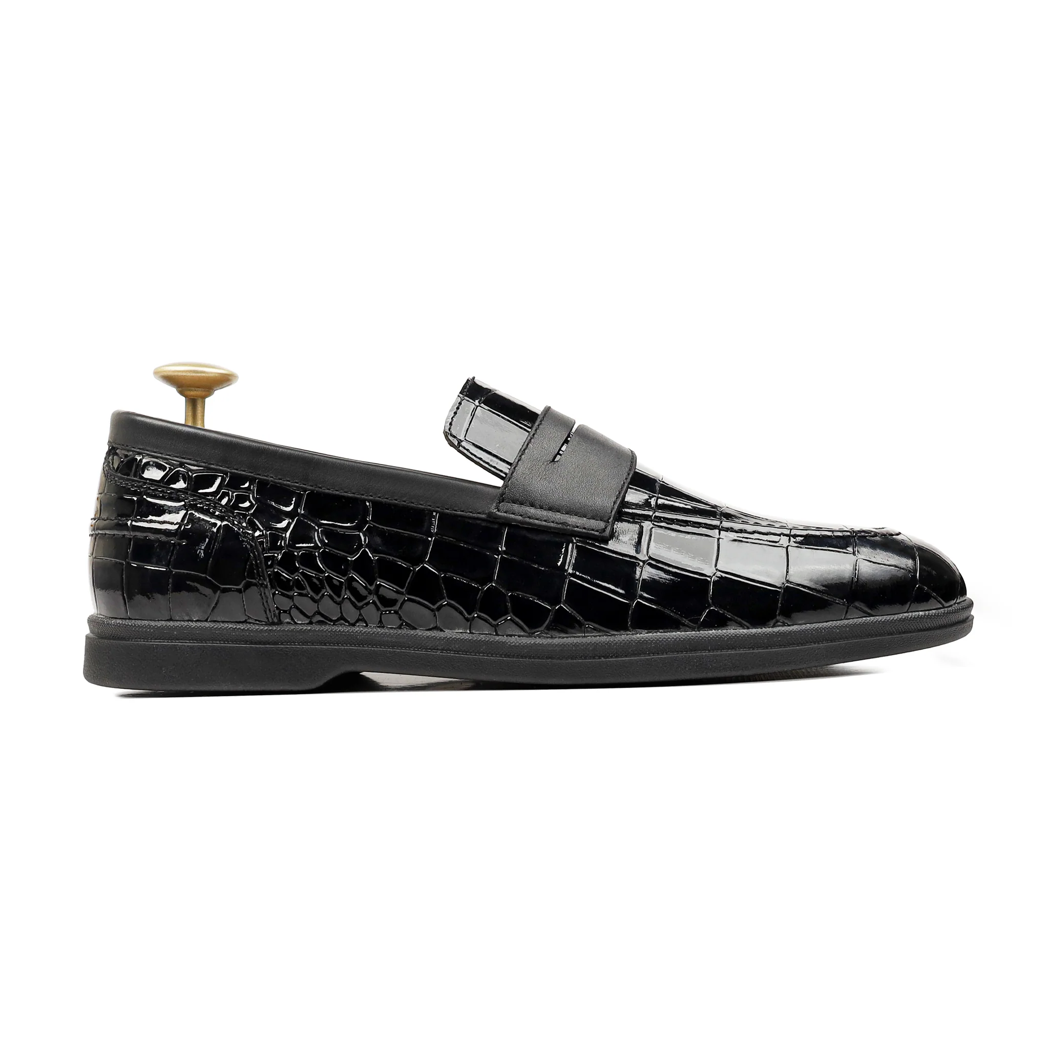Rolvik - Men's Black Patent Leather Loafer - Image 2
