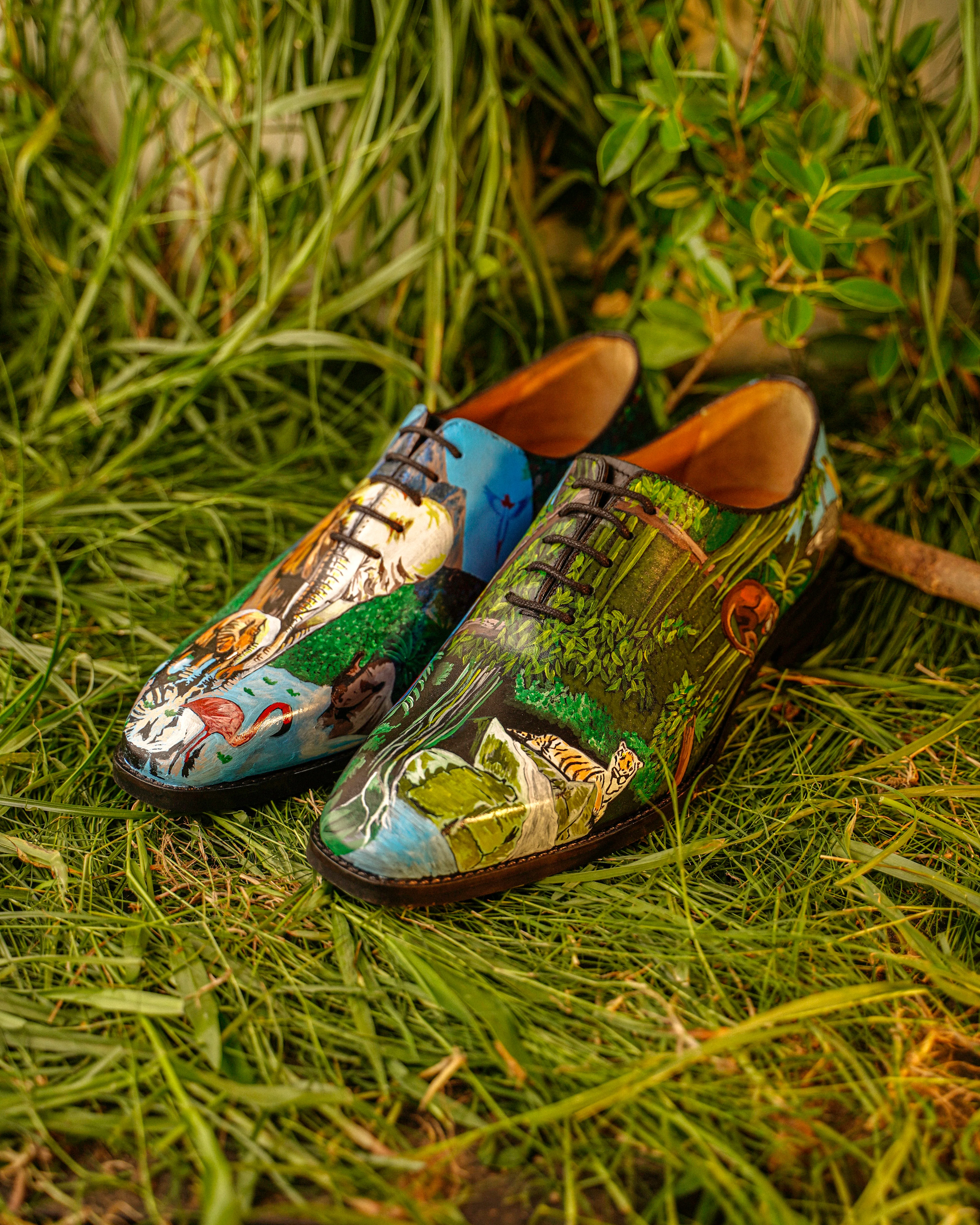 Safari – Custom Artwork Hand Painted Jungle Wholecut - Image 10