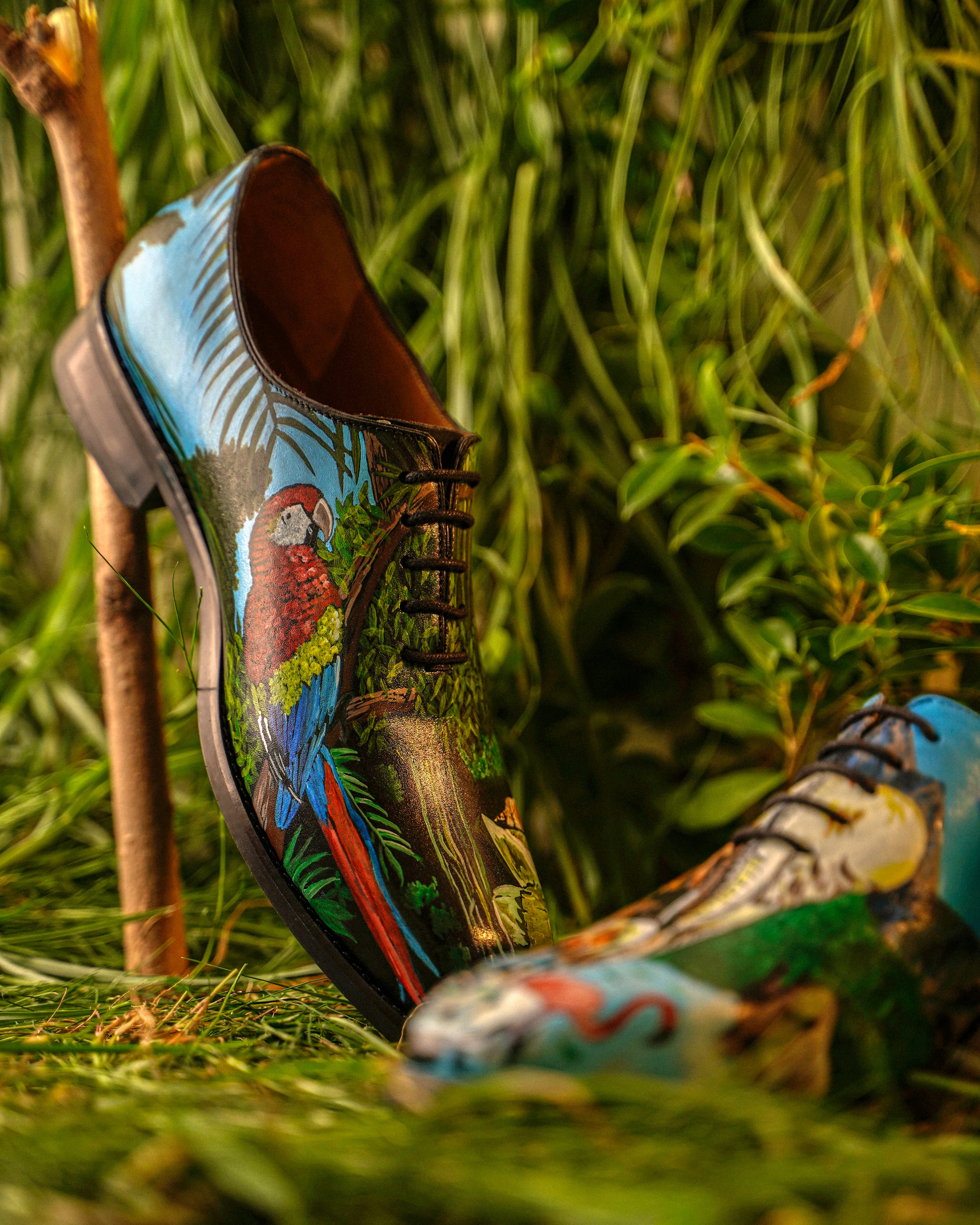 Safari – Custom Artwork Hand Painted Jungle Wholecut - Image 8