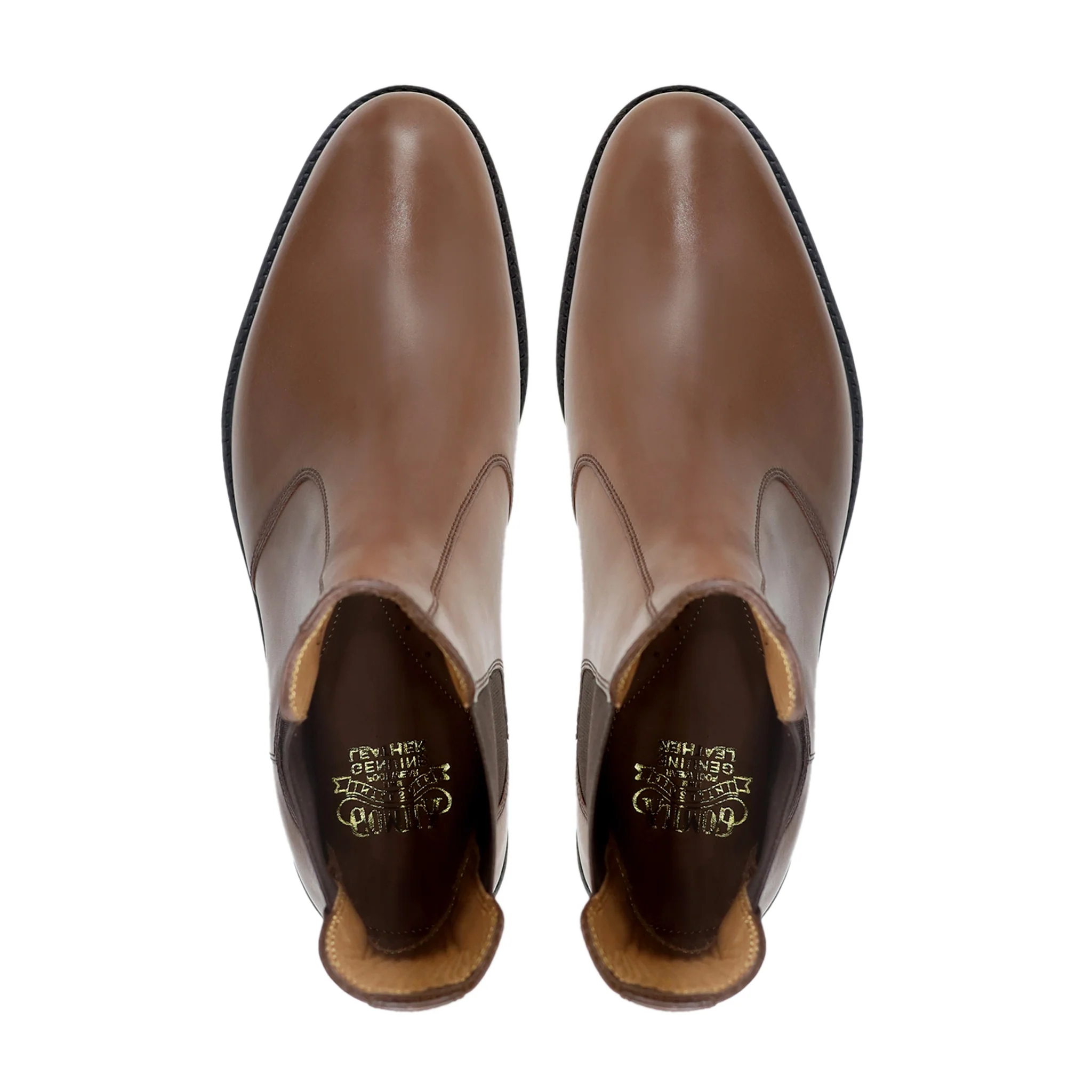 Jamsa - Men's Light Brown Calf Leather Chelsea Boot - Image 3