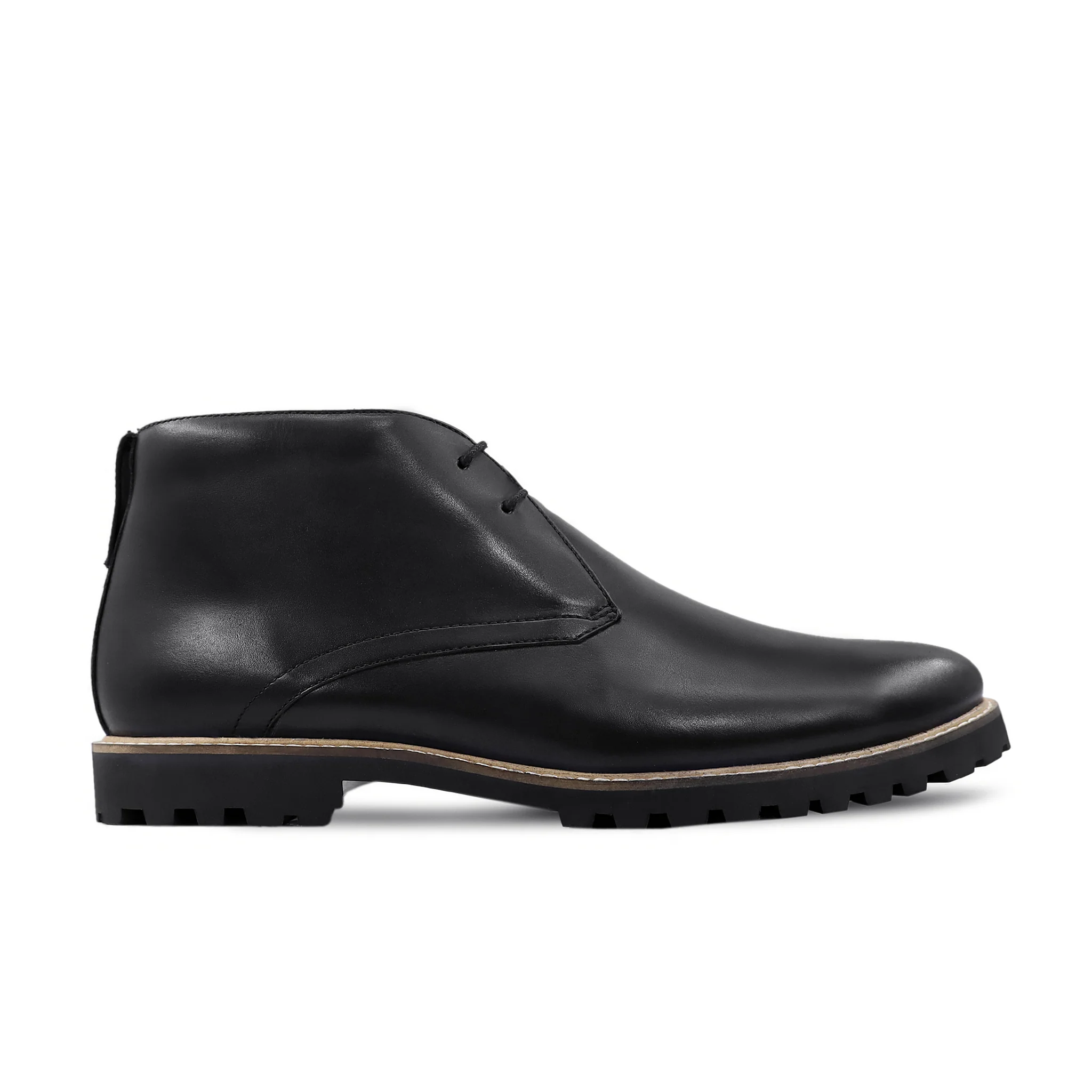 Serissa - Men's Black Calf Leather Chukka Boot - Image 2