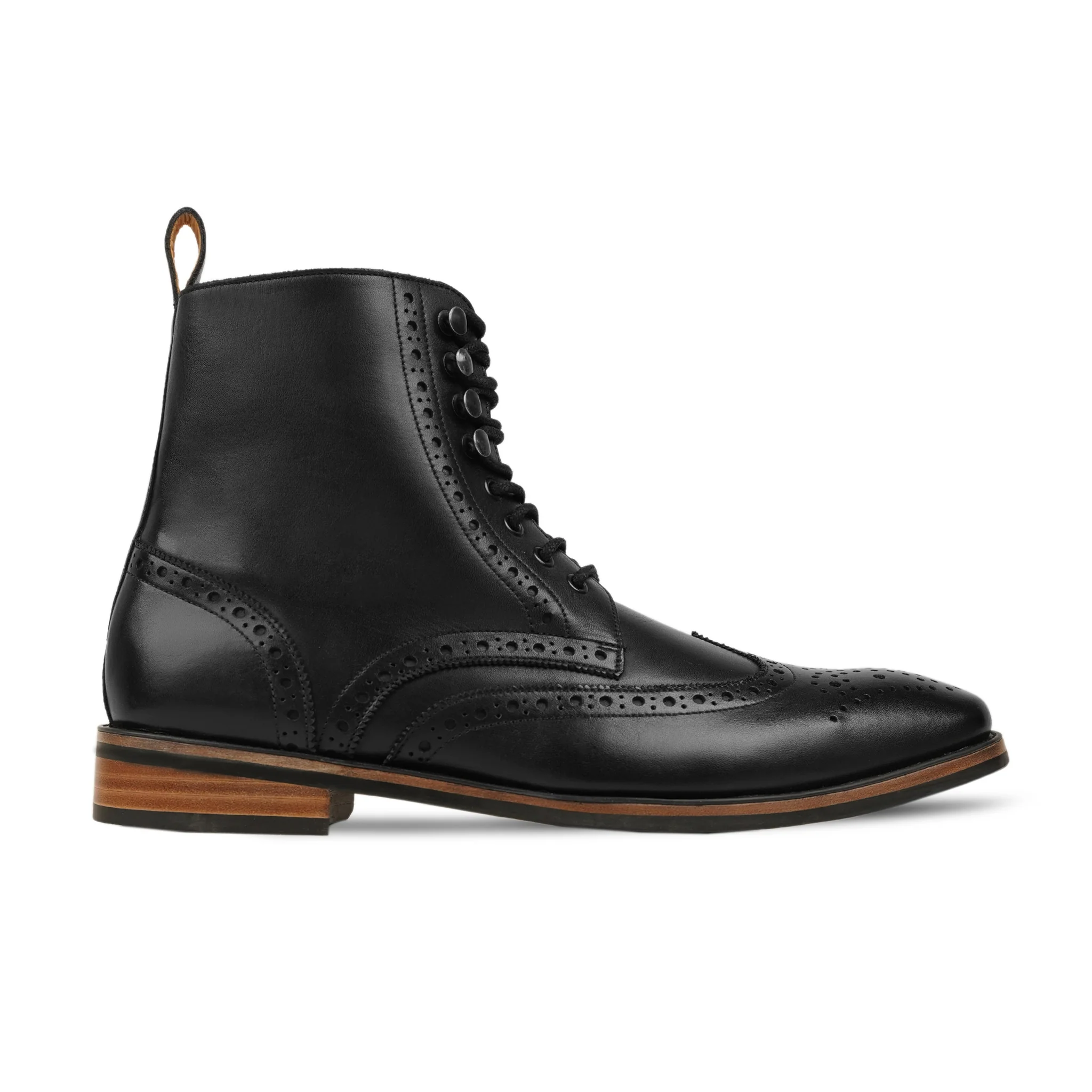 Areli -  Men's Black Claf Leather Boot - Image 2