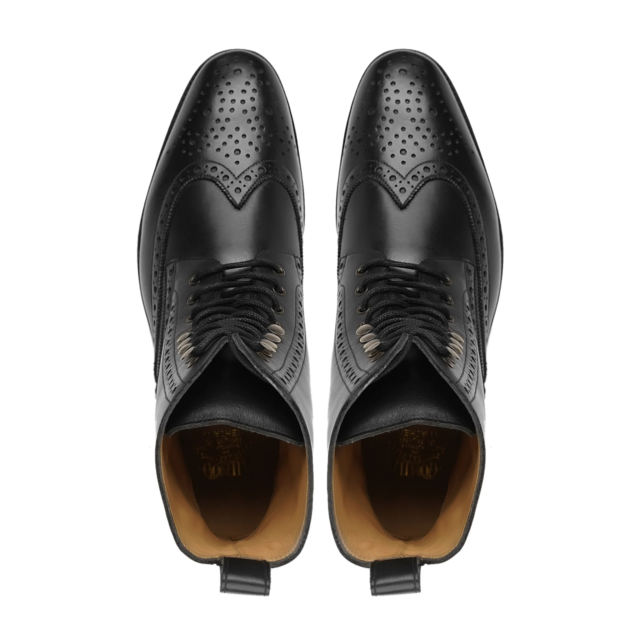 Areli -  Men's Black Claf Leather Boot - Image 3