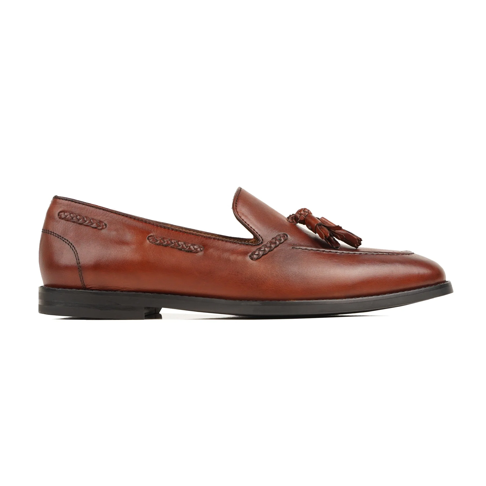 Sondrio - Men's Oxblood Calf Leather Loafer - Image 2
