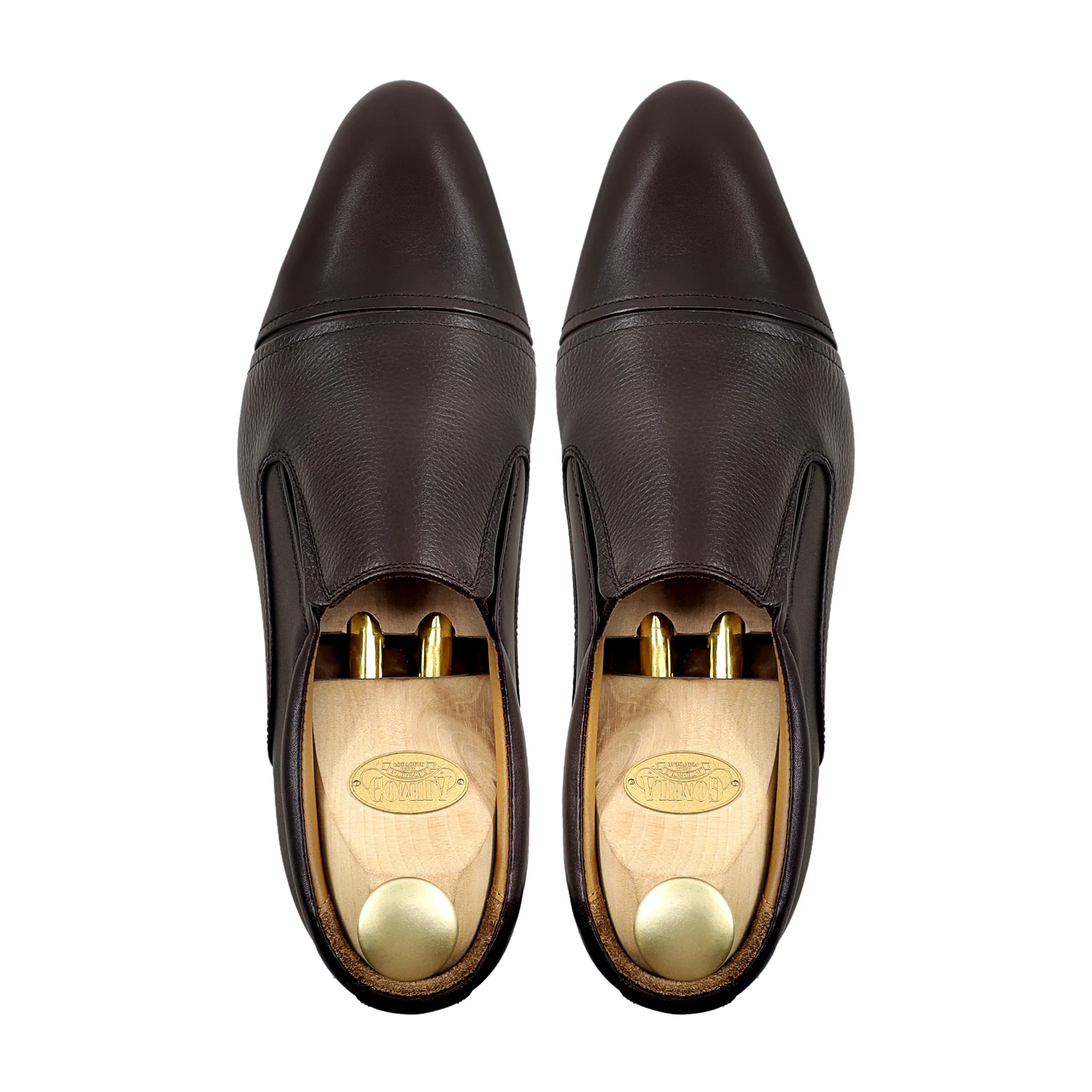 Spear - Men's Dark Brown Calf Leather Loafer - Image 3