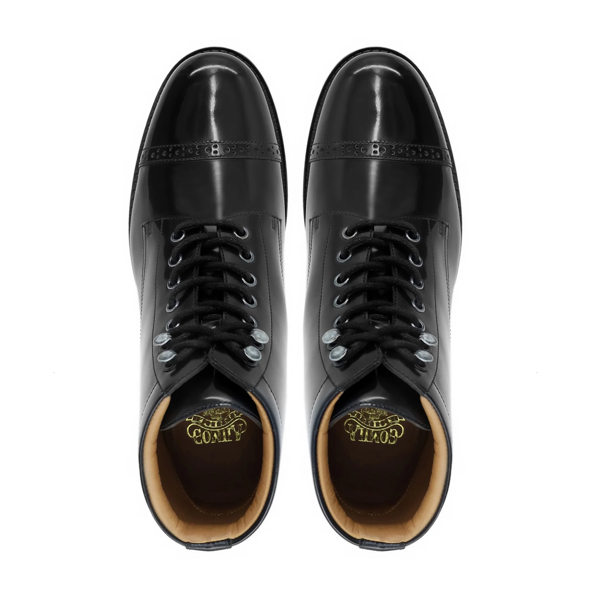 Stockh - Men's Black Box Leather High Shine Boot - Image 3