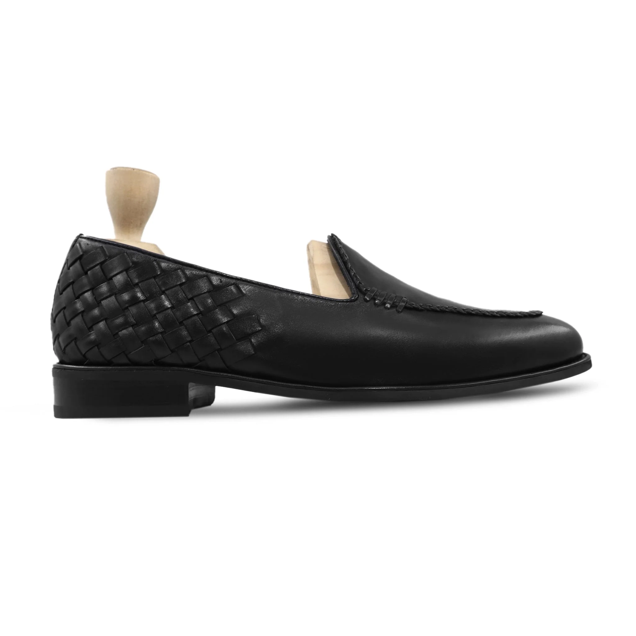 Stoke - Men's Black Calf Leather Loafer - Image 2